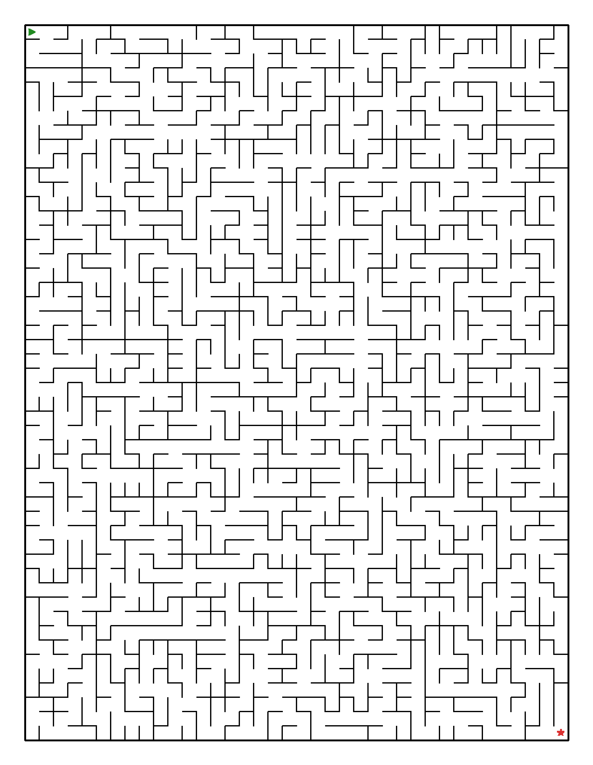 Labyrinth-Rätsel Labyrinth (mittel) für Erwachsene aus der Kategorie Labyrinth - kostenlos ausdrucken