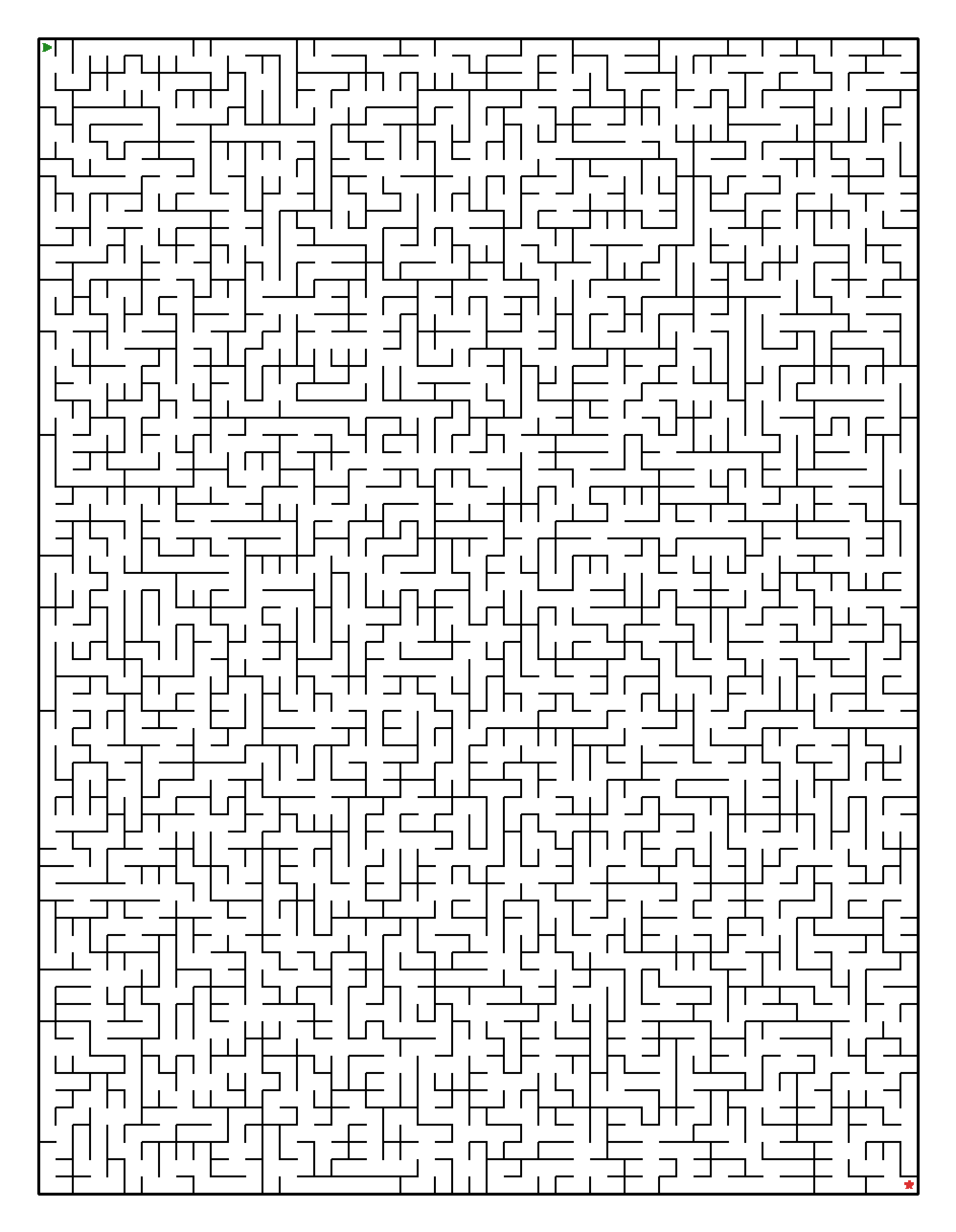 Labyrinth-Rätsel Labyrinth (schwer) für Erwachsene aus der Kategorie Labyrinth - kostenlos ausdrucken