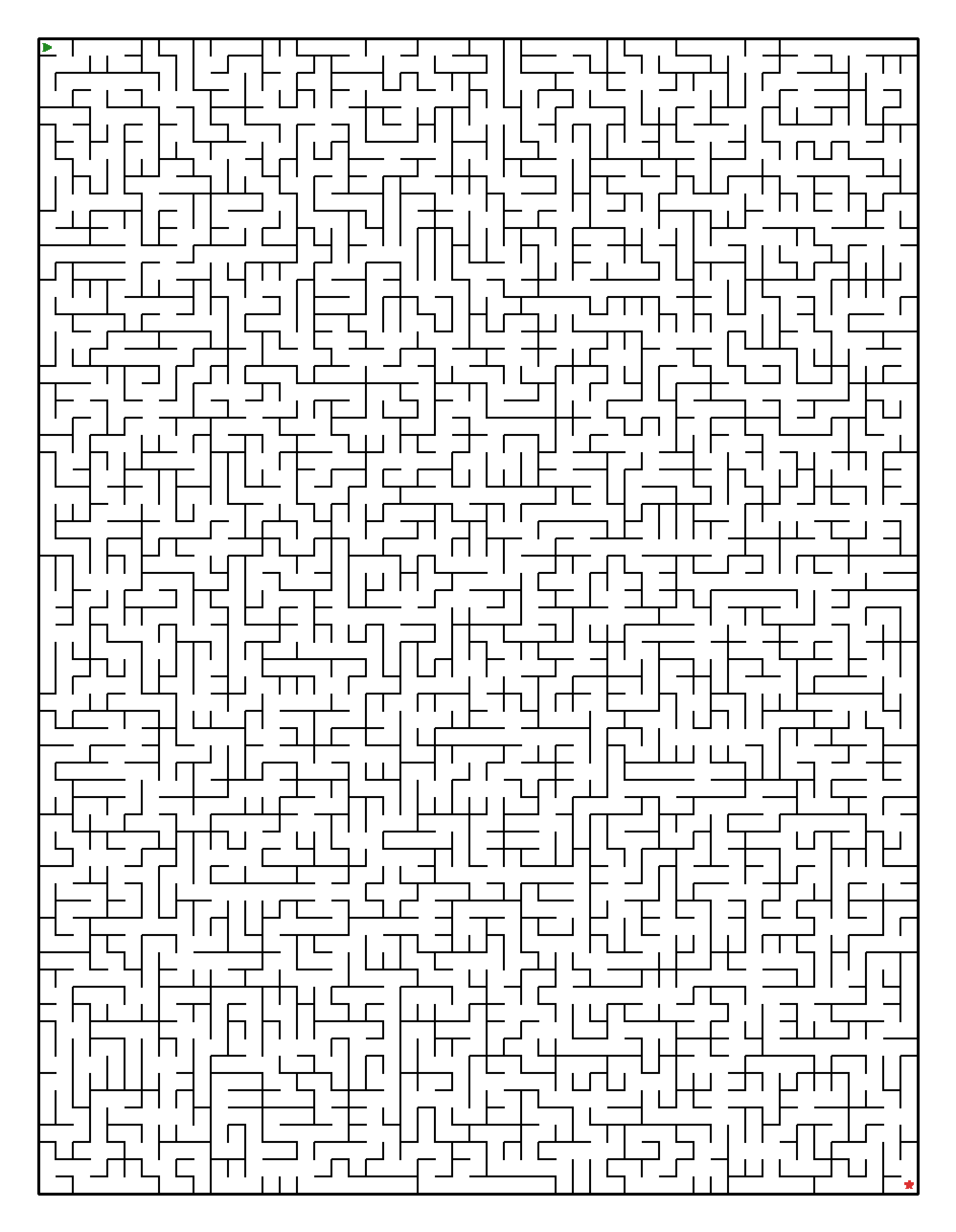 Labyrinth-Rätsel Labyrinth (schwer) für Erwachsene aus der Kategorie Labyrinth - kostenlos ausdrucken