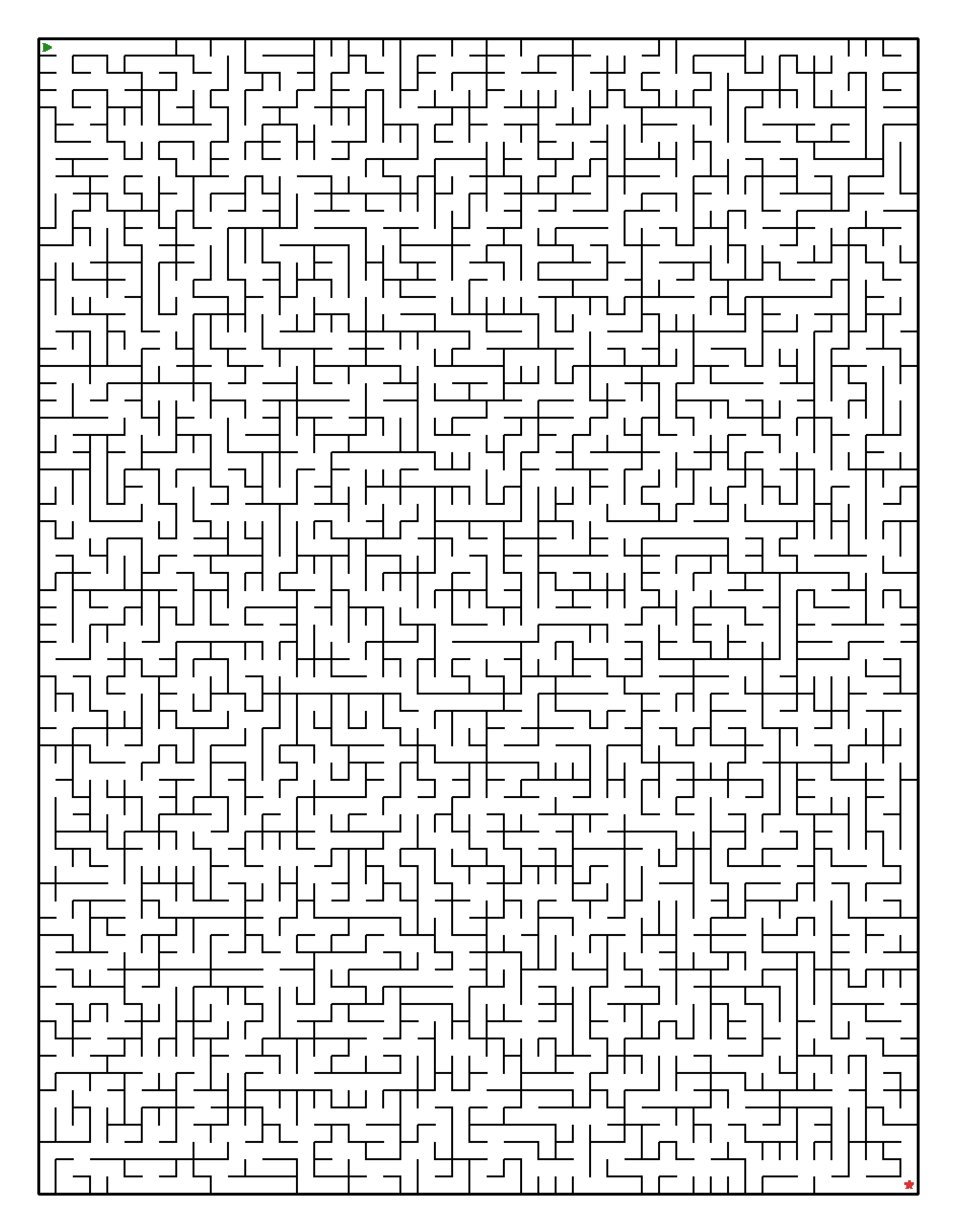 Labyrinth-Rätsel Labyrinth (schwer) für Erwachsene aus der Kategorie Labyrinth - kostenlos ausdrucken