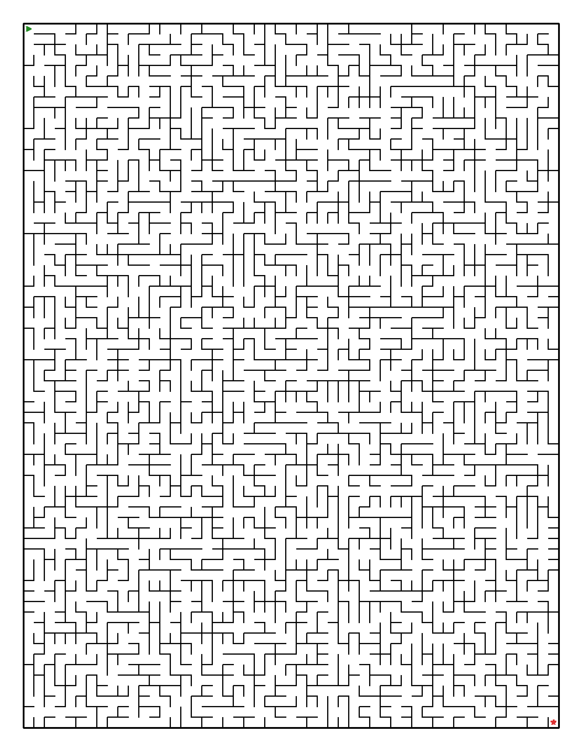 Labyrinth-Rätsel Labyrinth (schwer) für Erwachsene aus der Kategorie Labyrinth - kostenlos ausdrucken