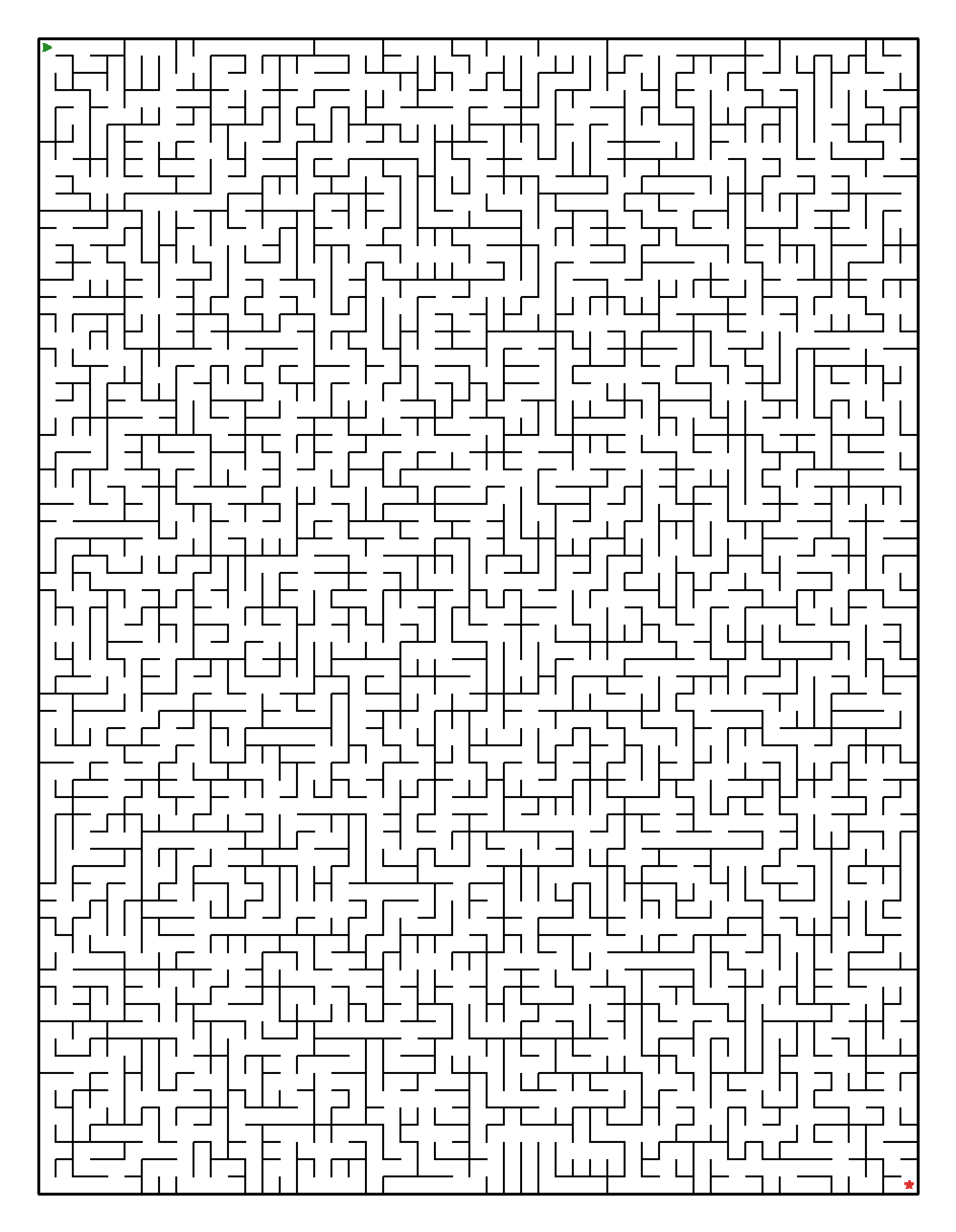 Labyrinth-Rätsel Labyrinth (schwer) für Erwachsene aus der Kategorie Labyrinth - kostenlos ausdrucken