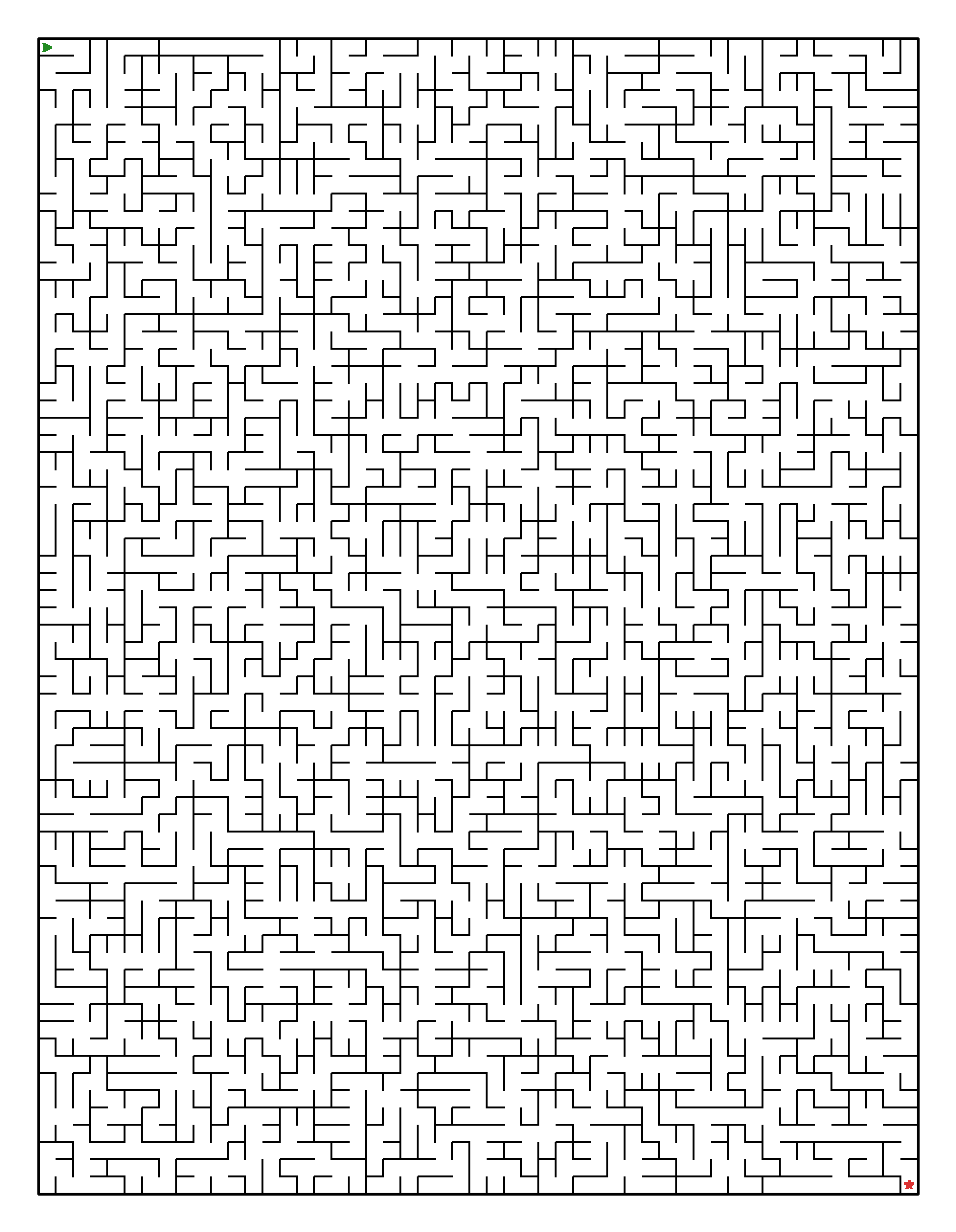 Labyrinth-Rätsel Labyrinth (schwer) für Erwachsene aus der Kategorie Labyrinth - kostenlos ausdrucken