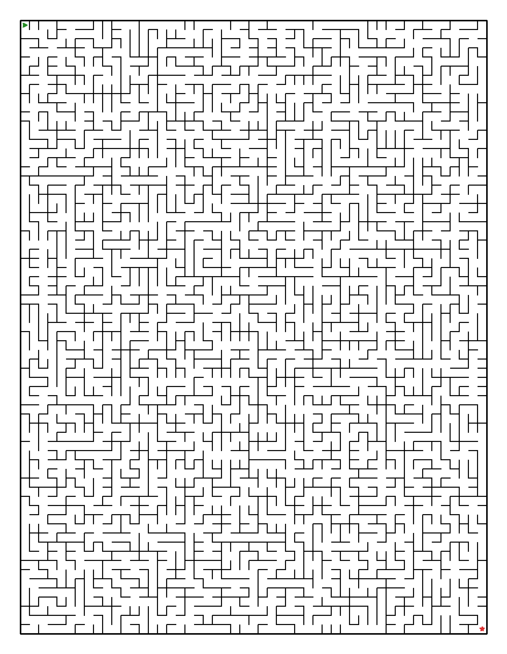 Labyrinth-Rätsel Labyrinth (schwer) für Erwachsene aus der Kategorie Labyrinth - kostenlos ausdrucken