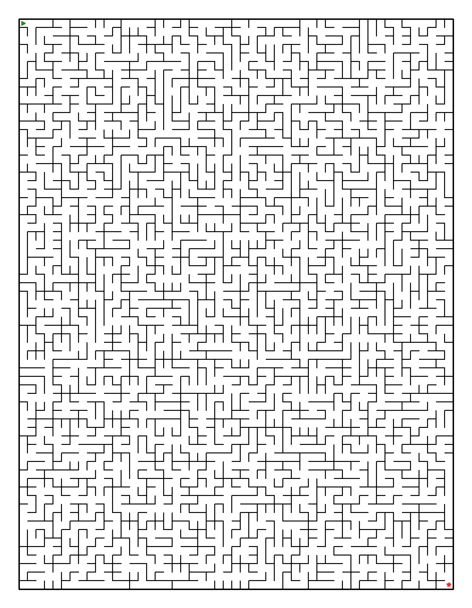 Labyrinth-Rätsel Labyrinth (schwer) für Erwachsene aus der Kategorie Labyrinth - kostenlos ausdrucken