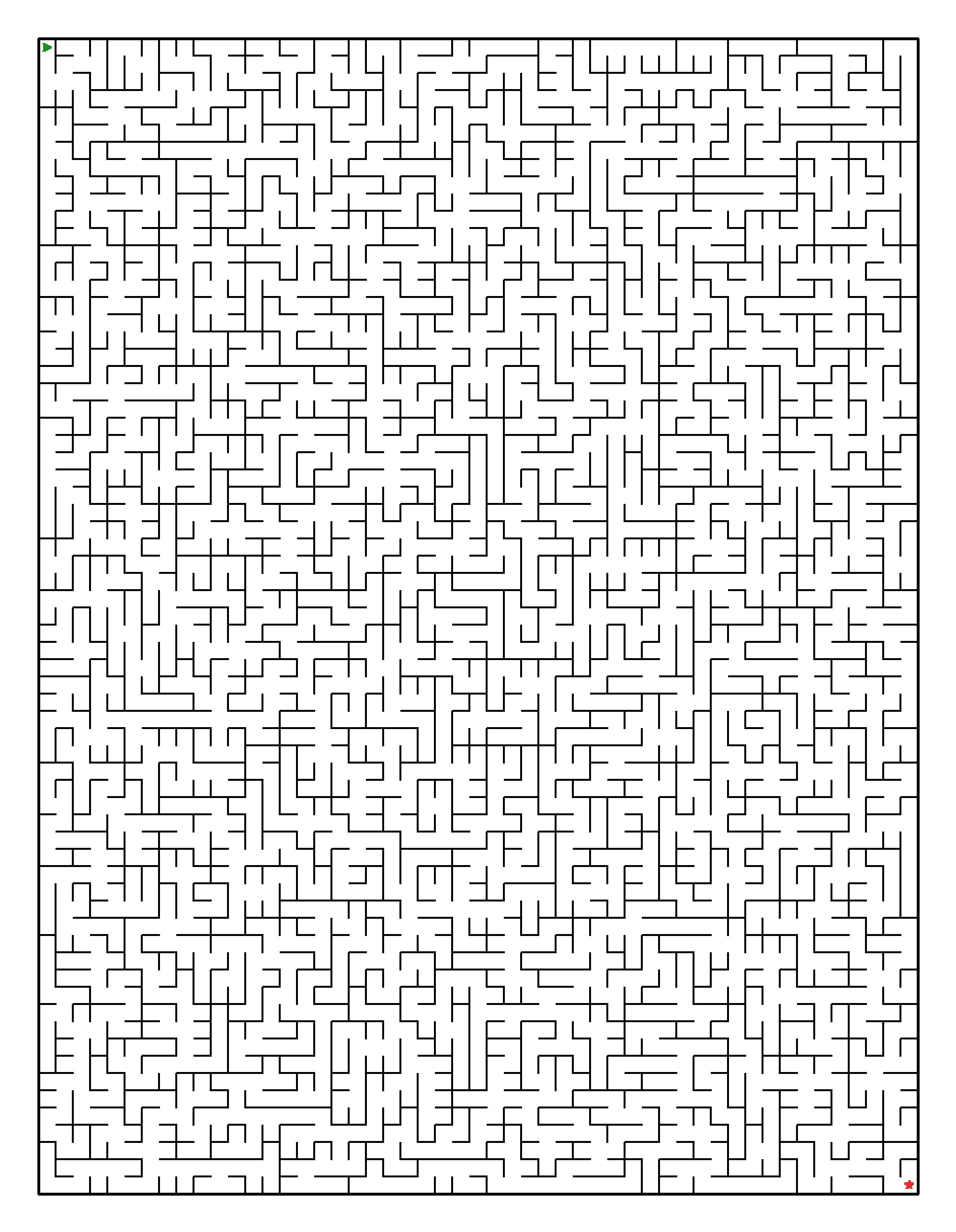 Labyrinth-Rätsel Labyrinth (schwer) für Erwachsene aus der Kategorie Labyrinth - kostenlos ausdrucken