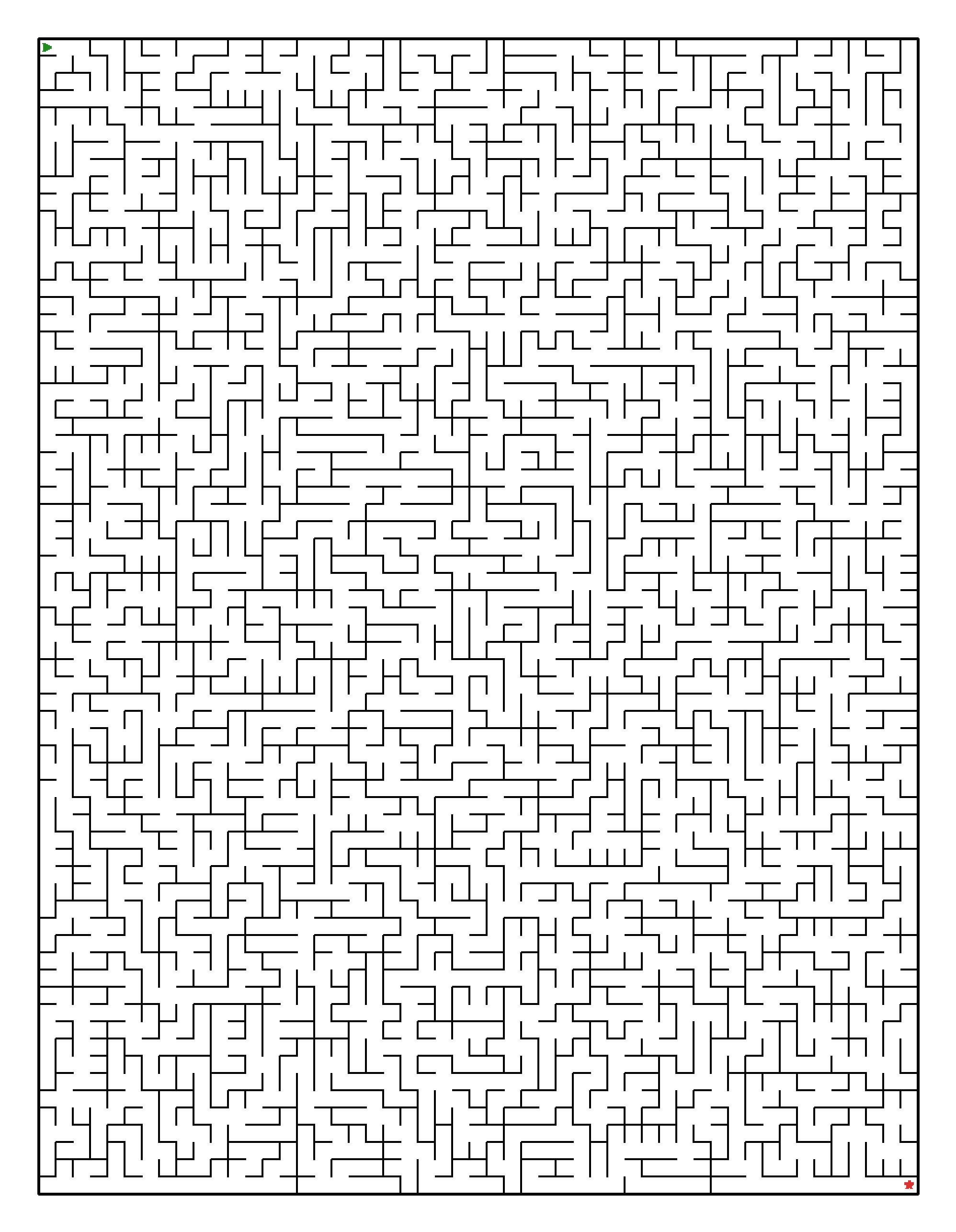 Labyrinth-Rätsel Labyrinth (schwer) für Erwachsene aus der Kategorie Labyrinth - kostenlos ausdrucken