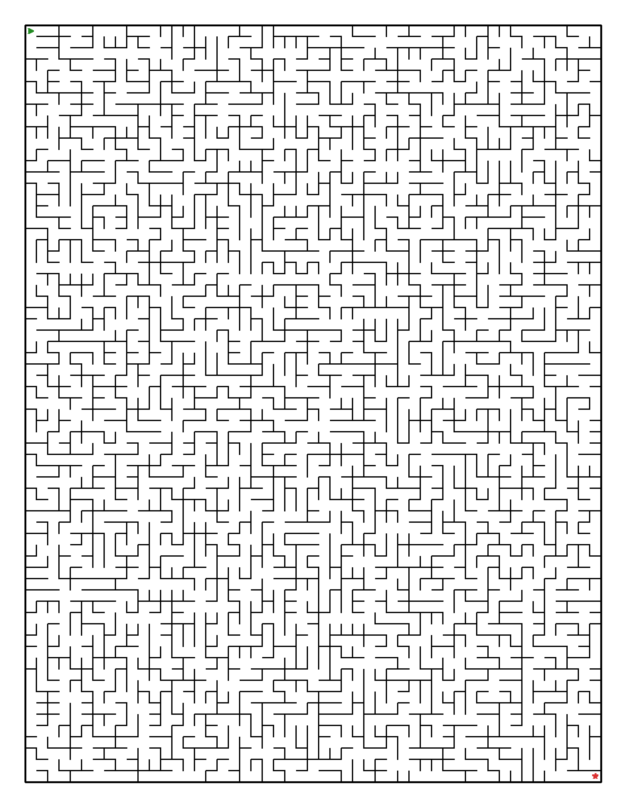 Labyrinth-Rätsel Labyrinth (schwer) für Erwachsene aus der Kategorie Labyrinth - kostenlos ausdrucken