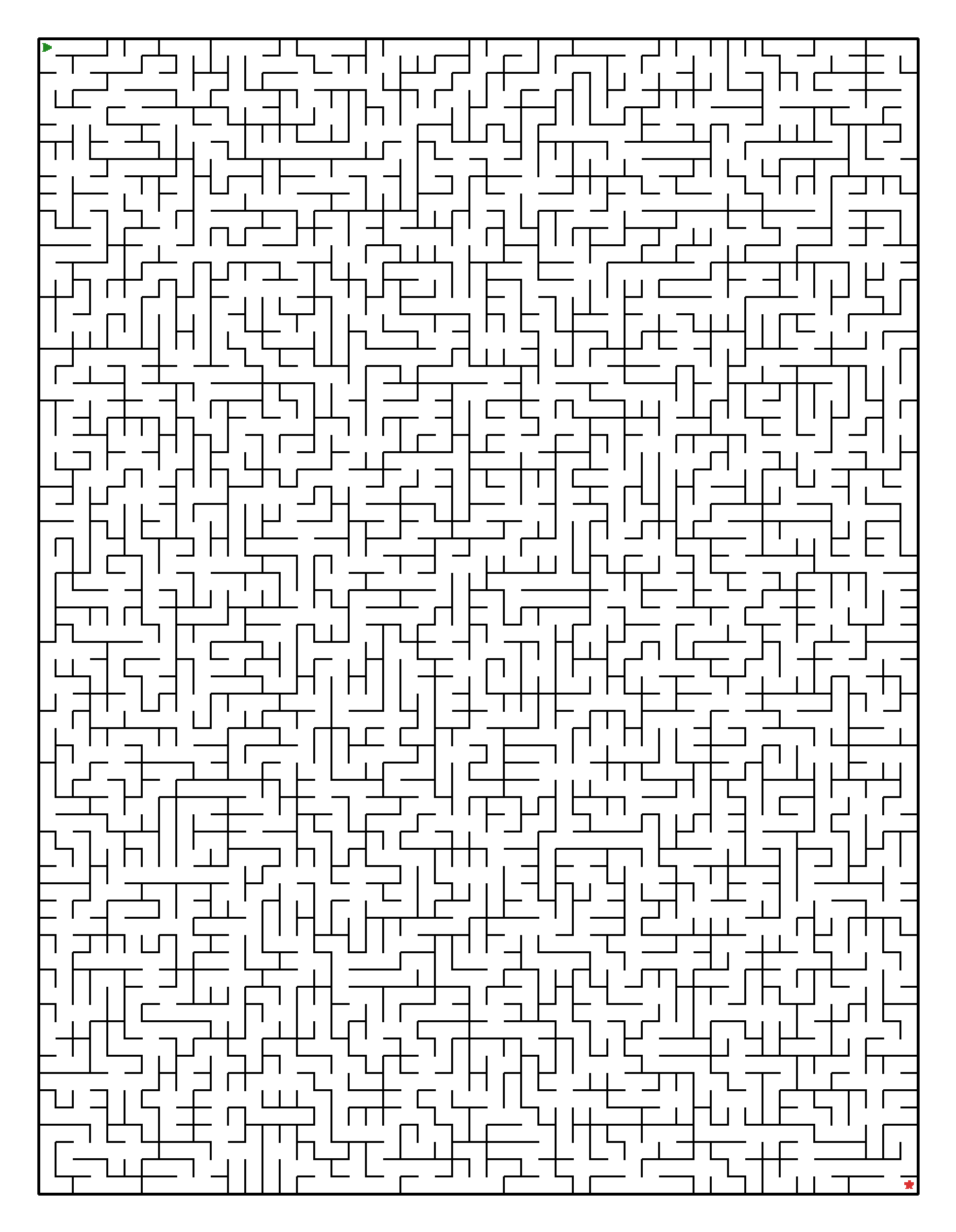 Labyrinth-Rätsel Labyrinth (schwer) für Erwachsene aus der Kategorie Labyrinth - kostenlos ausdrucken