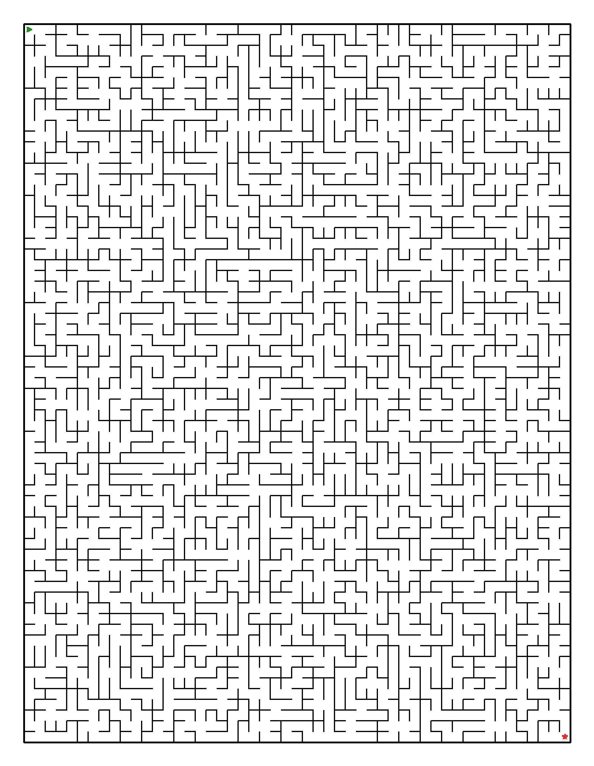 Labyrinth-Rätsel Labyrinth (schwer) für Erwachsene aus der Kategorie Labyrinth - kostenlos ausdrucken