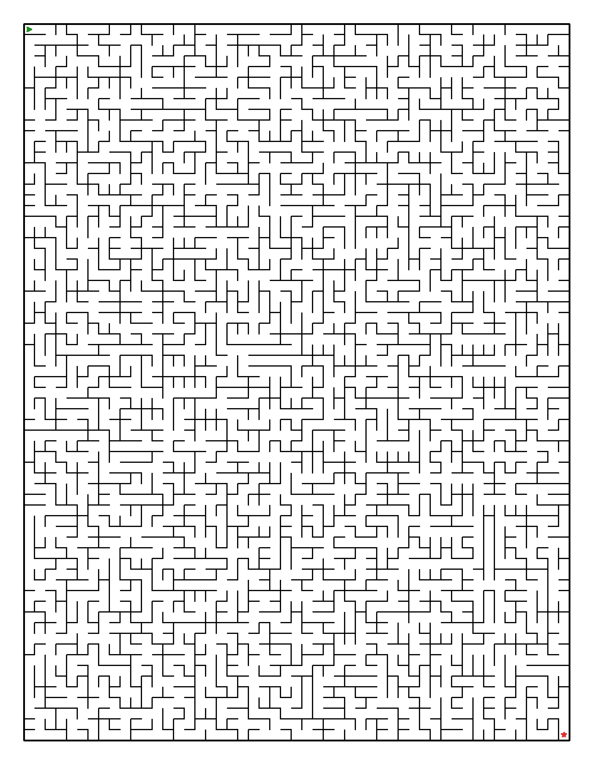 Labyrinth-Rätsel Labyrinth (schwer) für Erwachsene aus der Kategorie Labyrinth - kostenlos ausdrucken