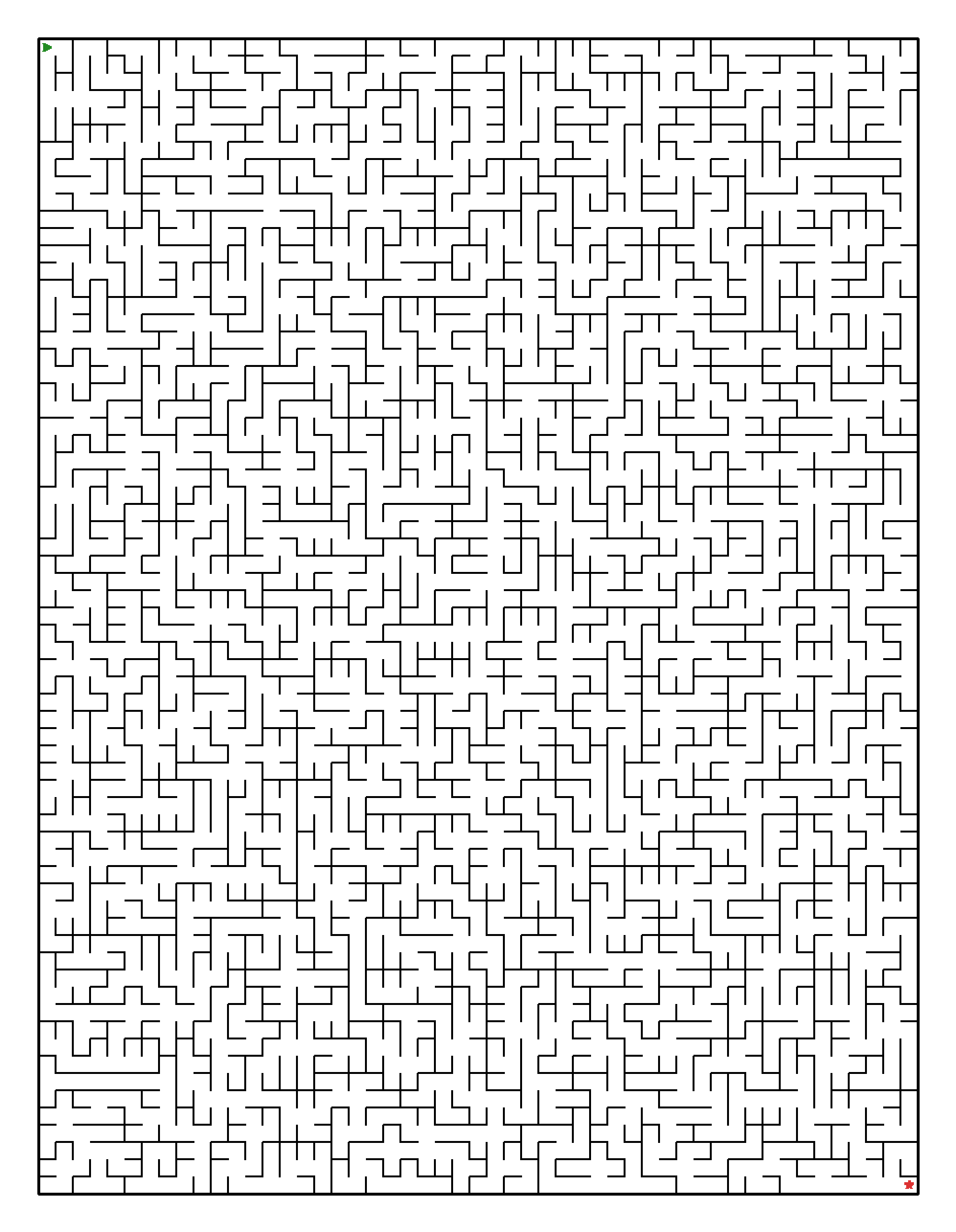 Labyrinth-Rätsel Labyrinth (schwer) für Erwachsene aus der Kategorie Labyrinth - kostenlos ausdrucken