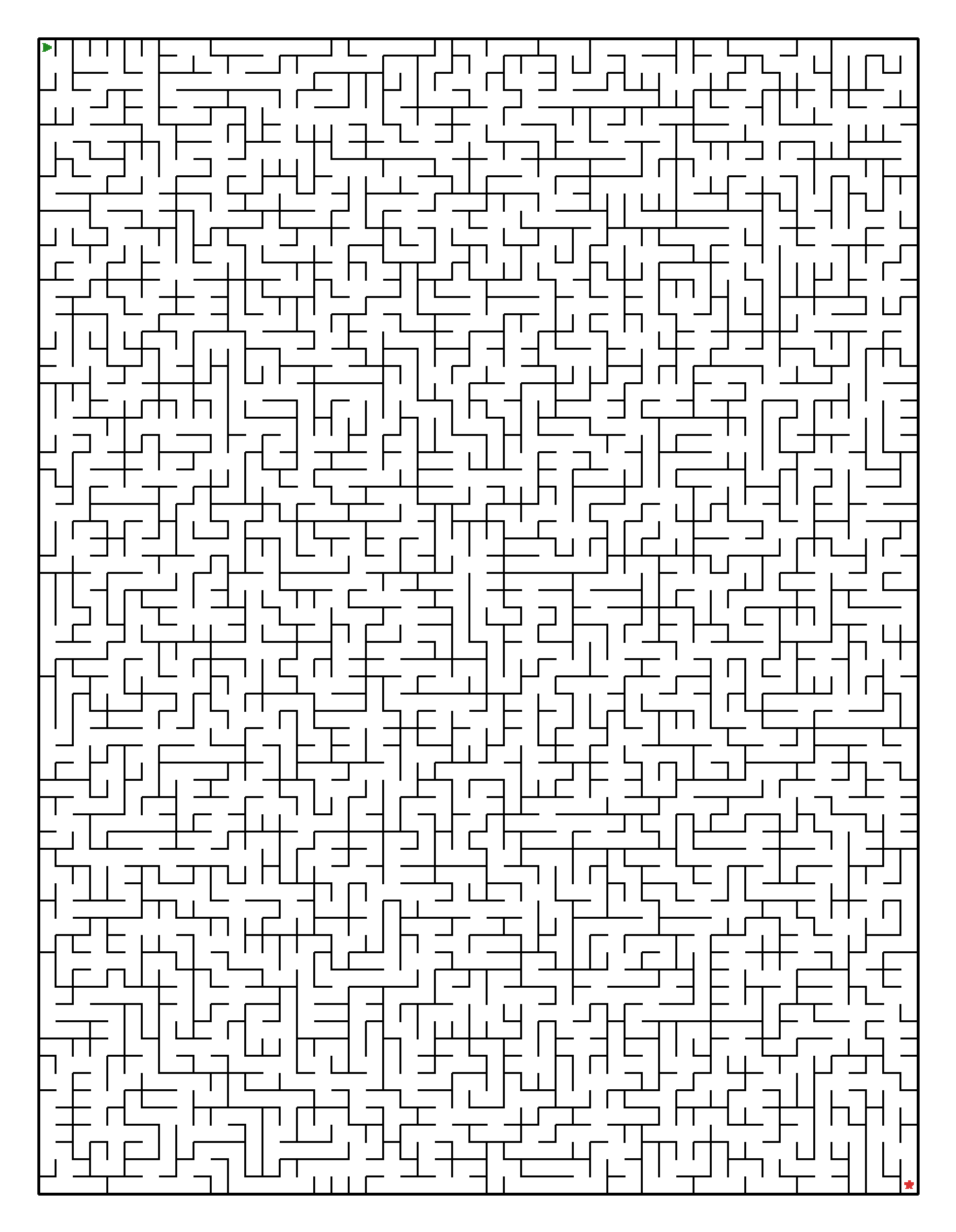 Labyrinth-Rätsel Labyrinth (schwer) für Erwachsene aus der Kategorie Labyrinth - kostenlos ausdrucken