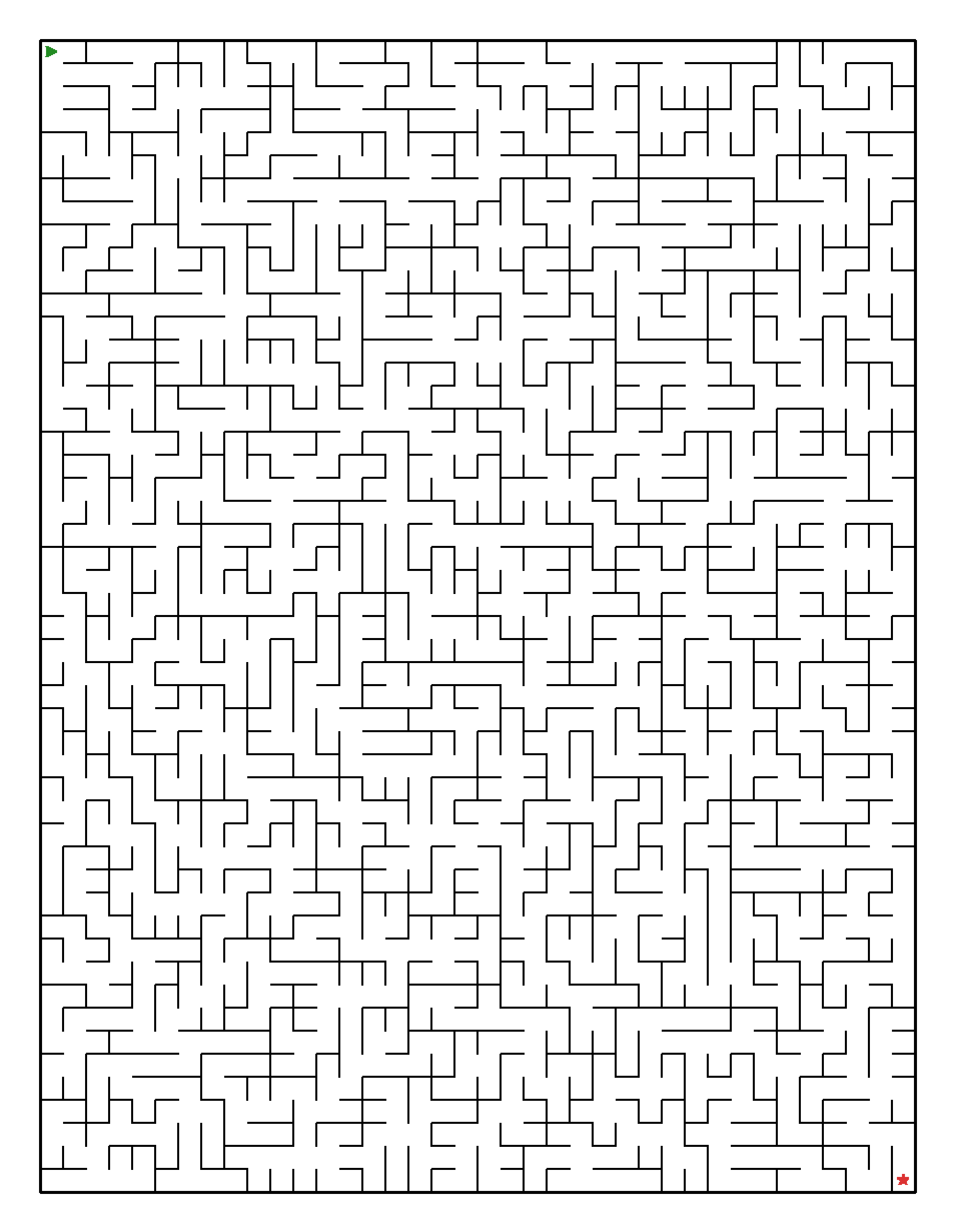 Labyrinth-Rätsel Labyrinth (mittel) für Erwachsene aus der Kategorie Labyrinth - kostenlos ausdrucken