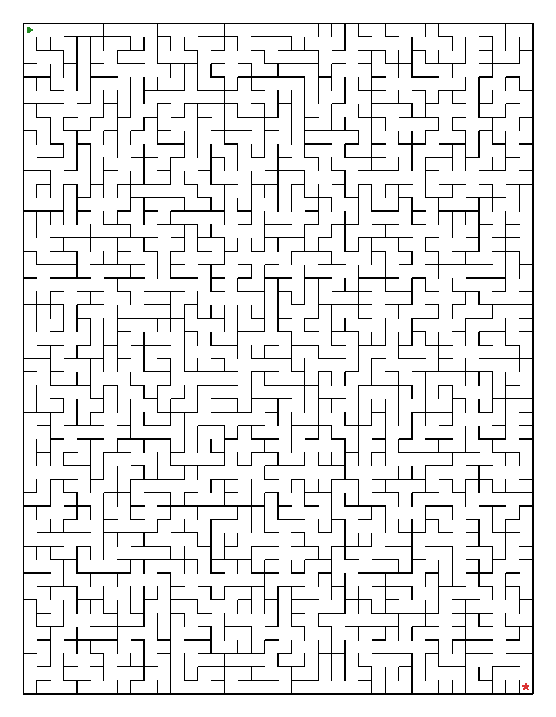 Labyrinth-Rätsel Labyrinth (mittel) für Erwachsene aus der Kategorie Labyrinth - kostenlos ausdrucken