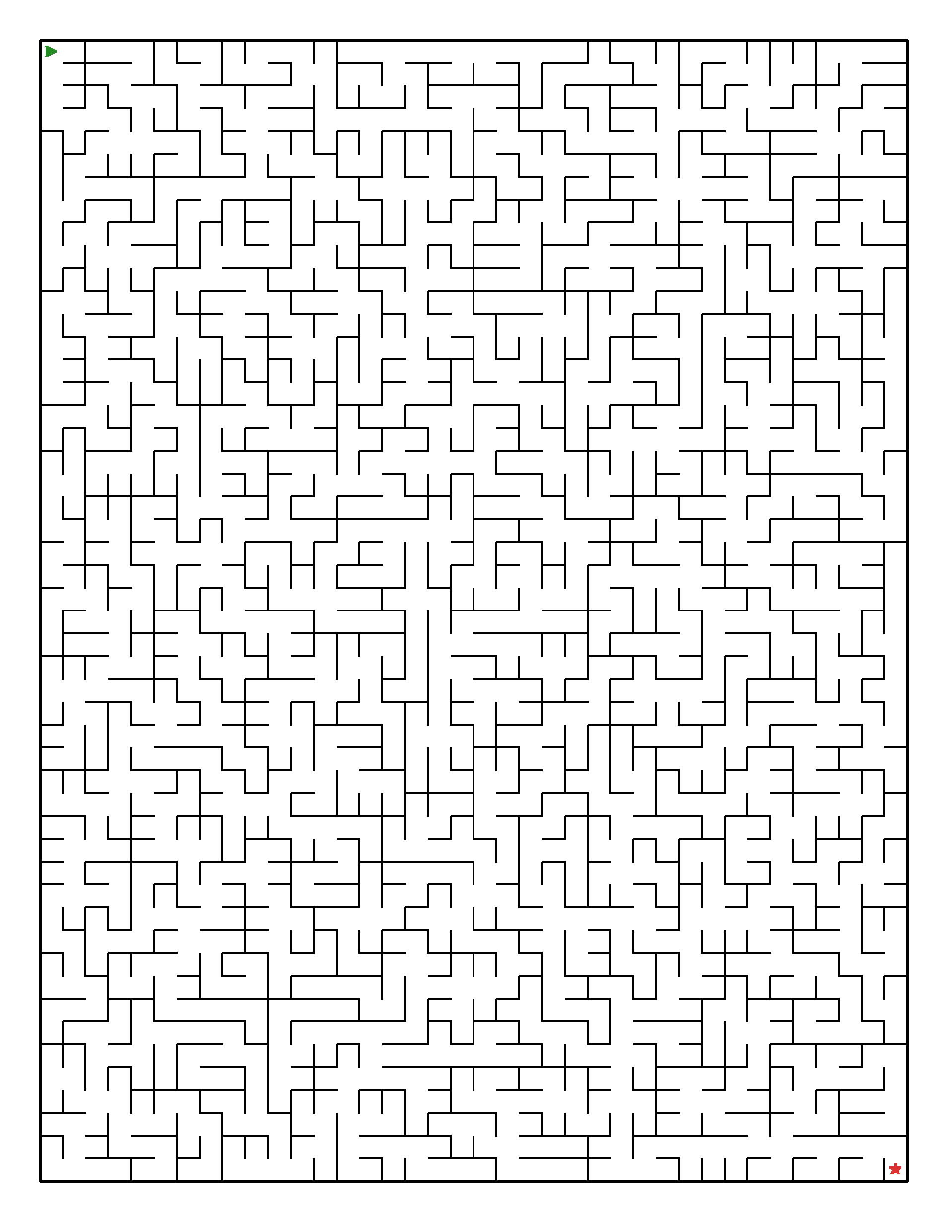 Labyrinth-Rätsel Labyrinth (mittel) für Erwachsene aus der Kategorie Labyrinth - kostenlos ausdrucken