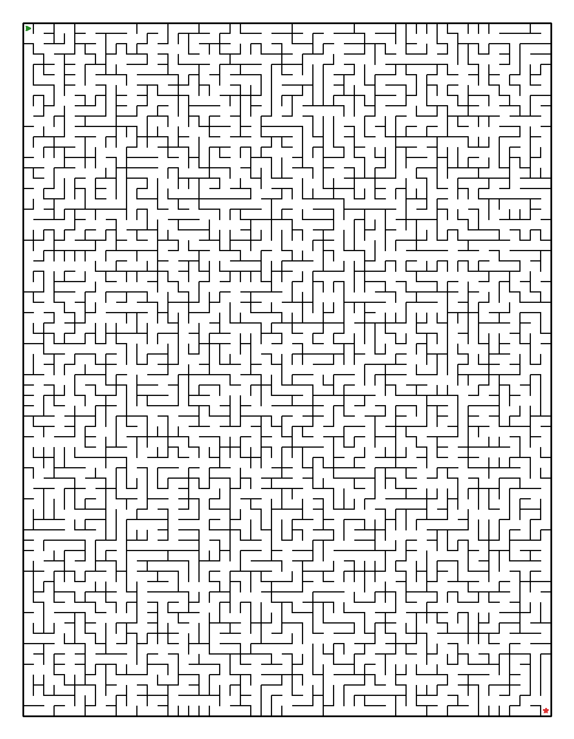 Labyrinth-Rätsel Labyrinth (schwer) für Erwachsene aus der Kategorie Labyrinth - kostenlos ausdrucken