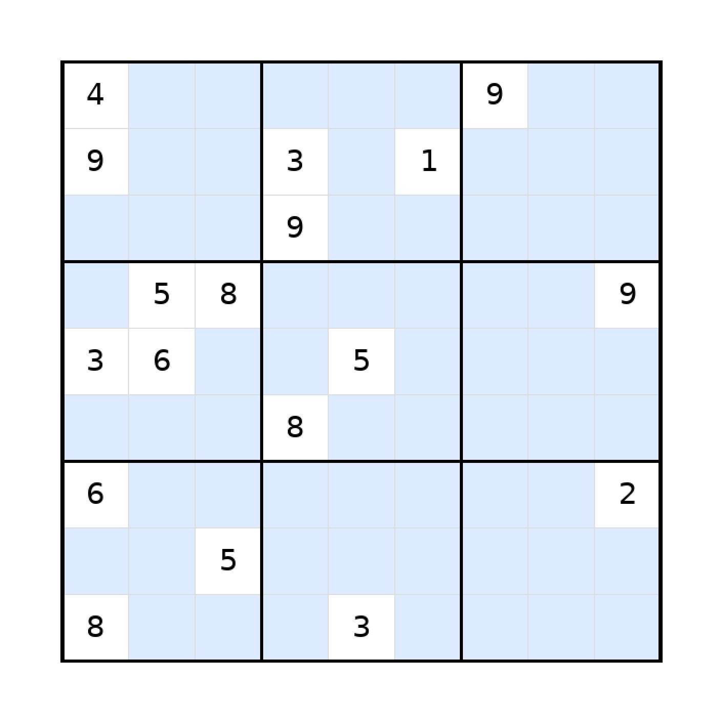 Sudoku-Rätsel Sudoku 9x9 (schwer) für Erwachsene aus der Kategorie Sudoku - kostenlos ausdrucken