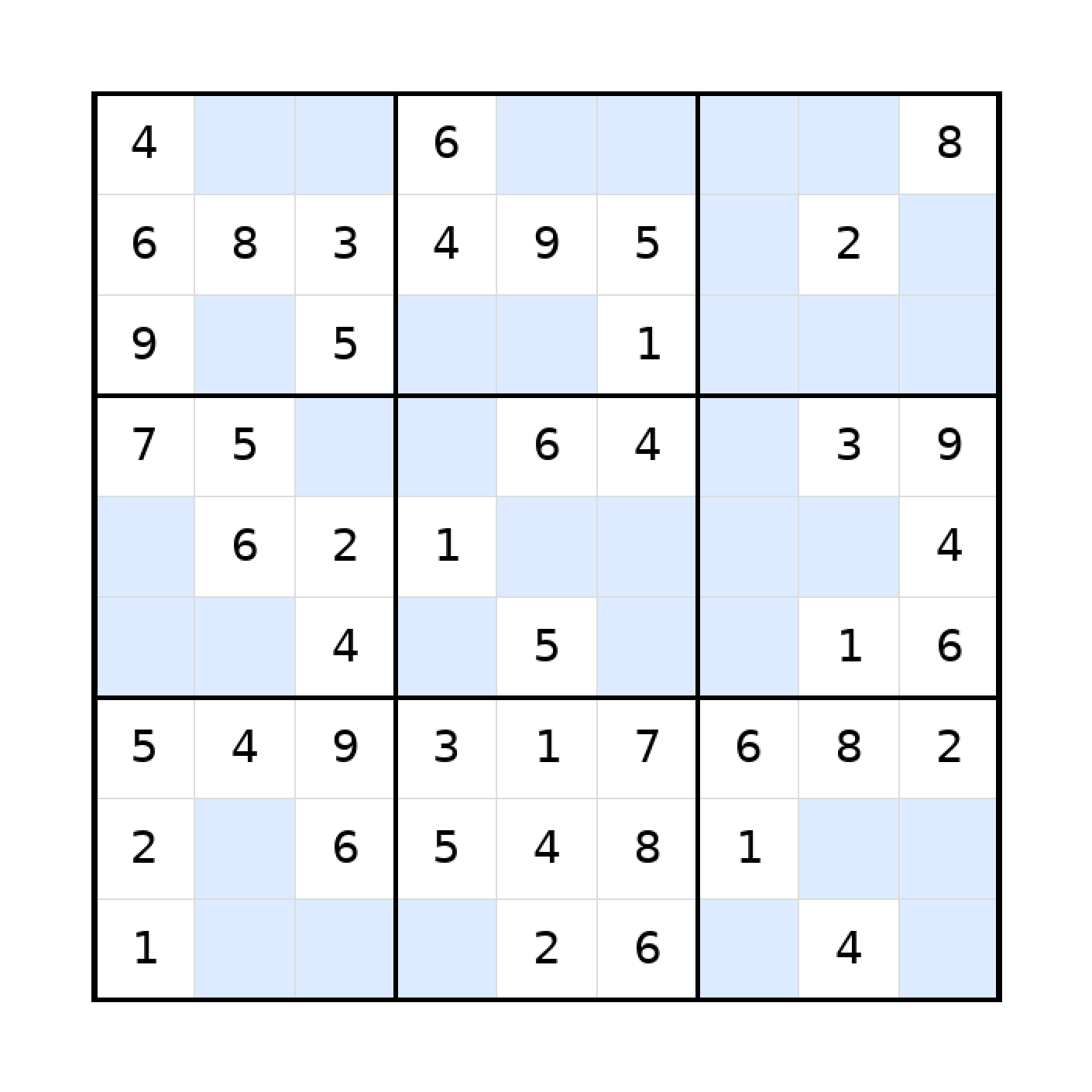 Sudoku-Rätsel Sudoku 9x9 (leicht) für Erwachsene aus der Kategorie Sudoku - kostenlos ausdrucken