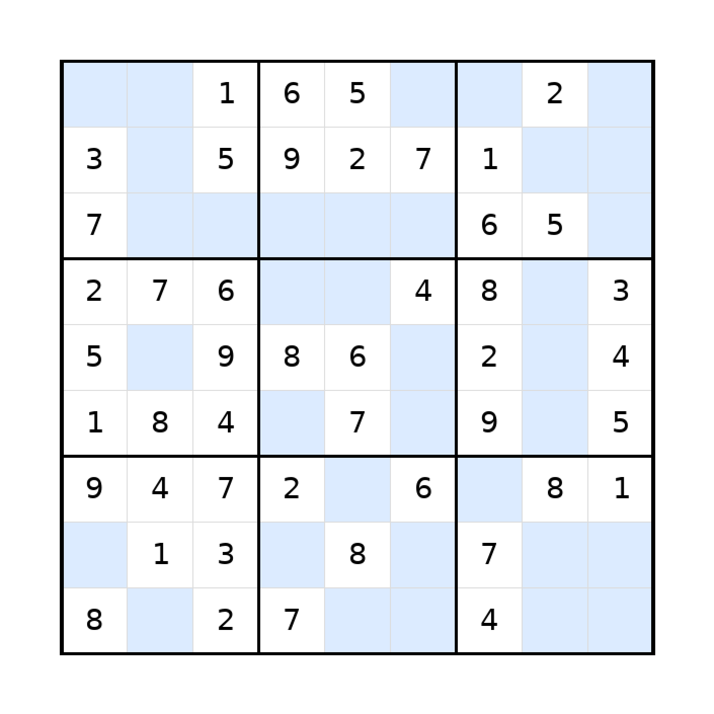 Sudoku-Rätsel Sudoku 9x9 (leicht) für Erwachsene aus der Kategorie Sudoku - kostenlos ausdrucken