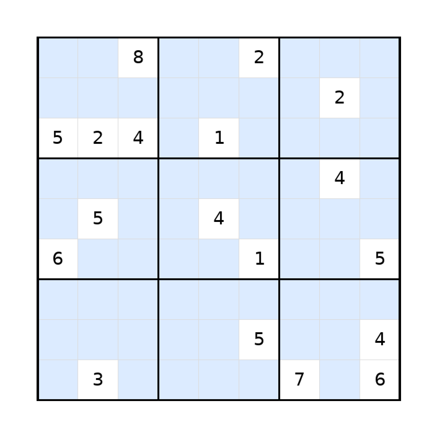 Sudoku-Rätsel Sudoku 9x9 (schwer) für Erwachsene aus der Kategorie Sudoku - kostenlos ausdrucken
