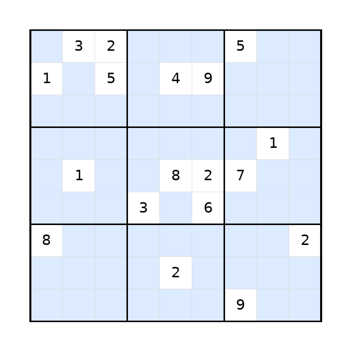 Sudoku-Rätsel Sudoku 9x9 (schwer) für Erwachsene aus der Kategorie Sudoku - kostenlos ausdrucken