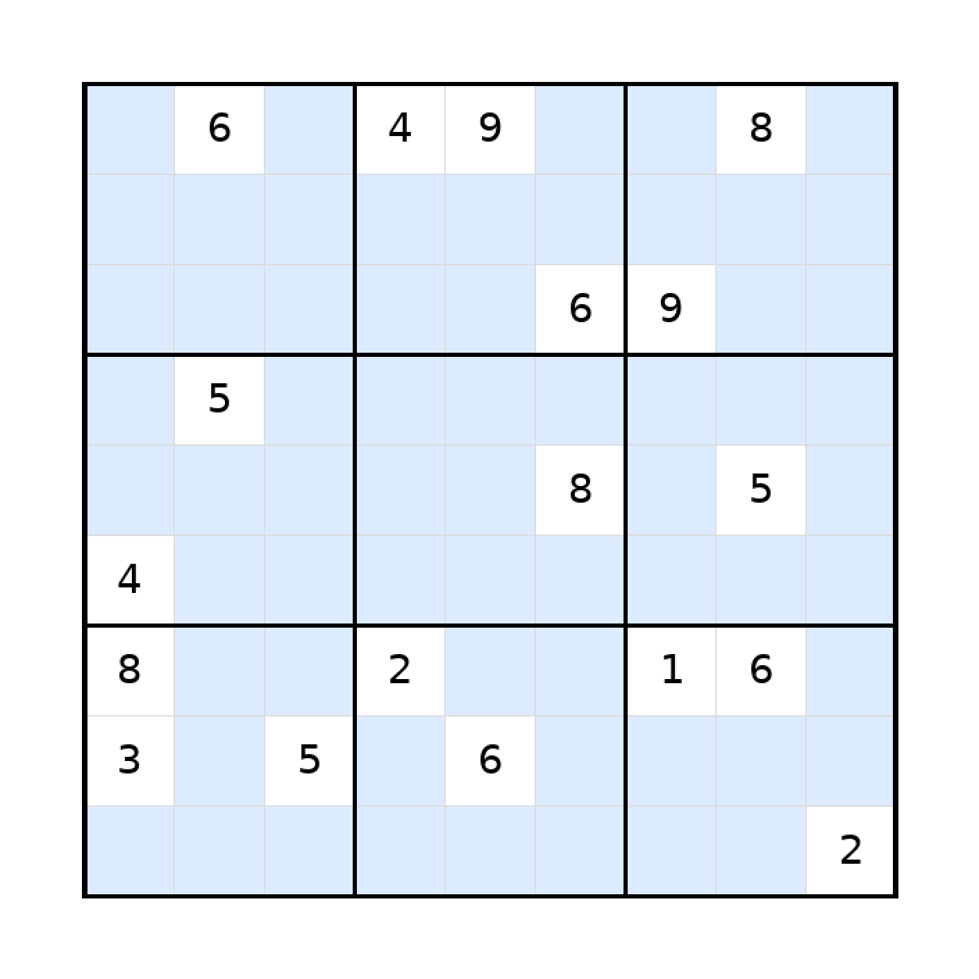 Sudoku-Rätsel Sudoku 9x9 (schwer) für Erwachsene aus der Kategorie Sudoku - kostenlos ausdrucken