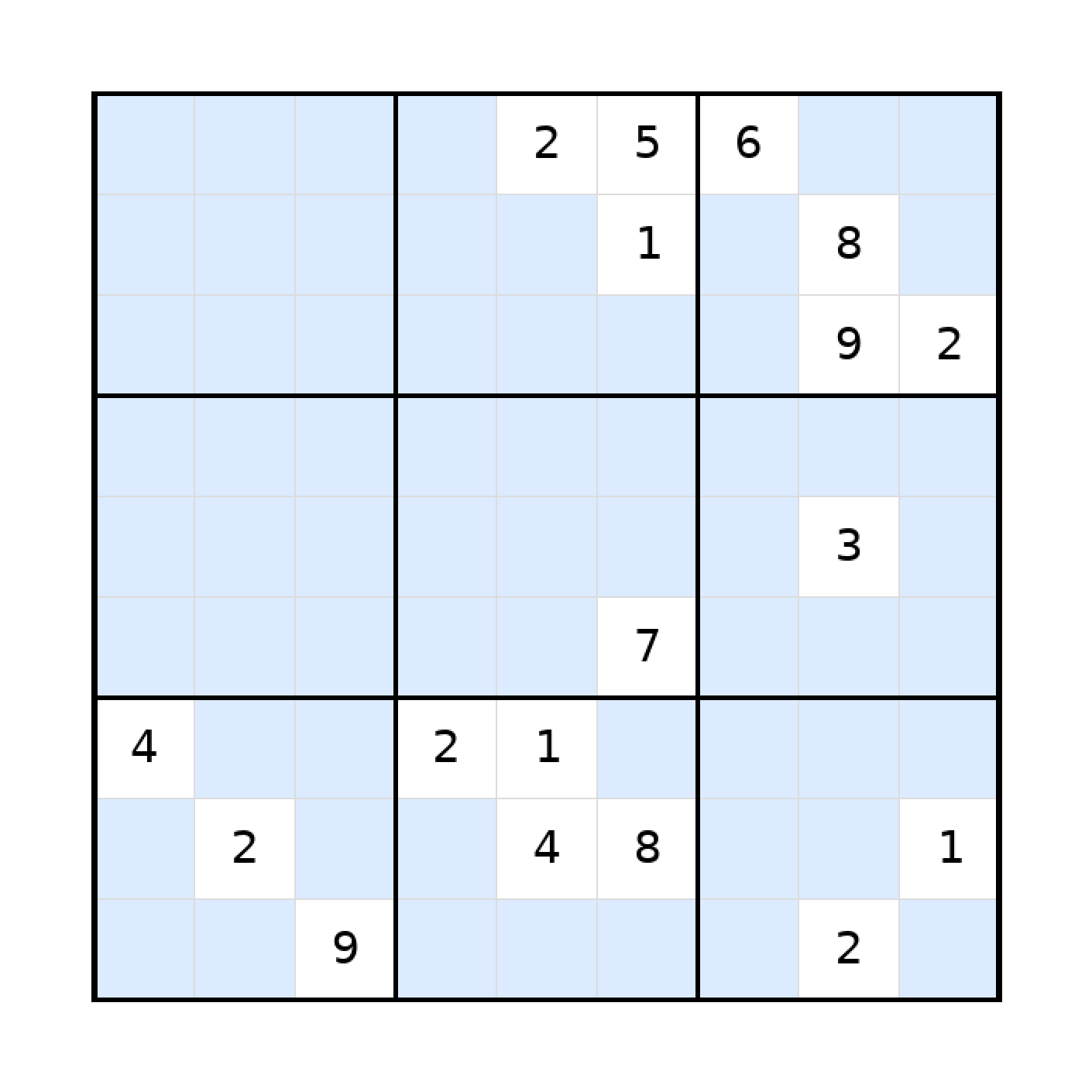 Sudoku-Rätsel Sudoku 9x9 (schwer) für Erwachsene aus der Kategorie Sudoku - kostenlos ausdrucken