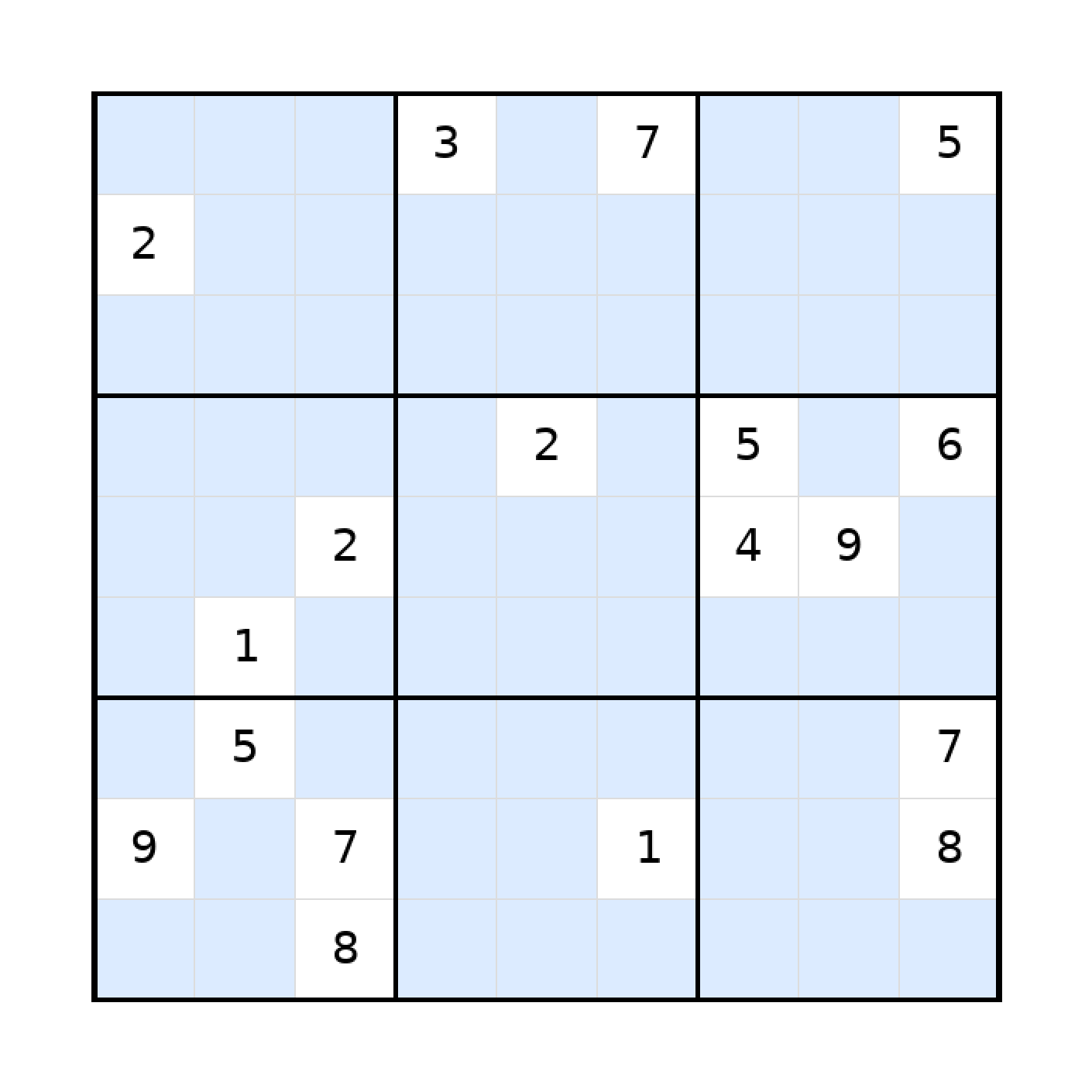 Sudoku-Rätsel Sudoku 9x9 (schwer) für Erwachsene aus der Kategorie Sudoku - kostenlos ausdrucken