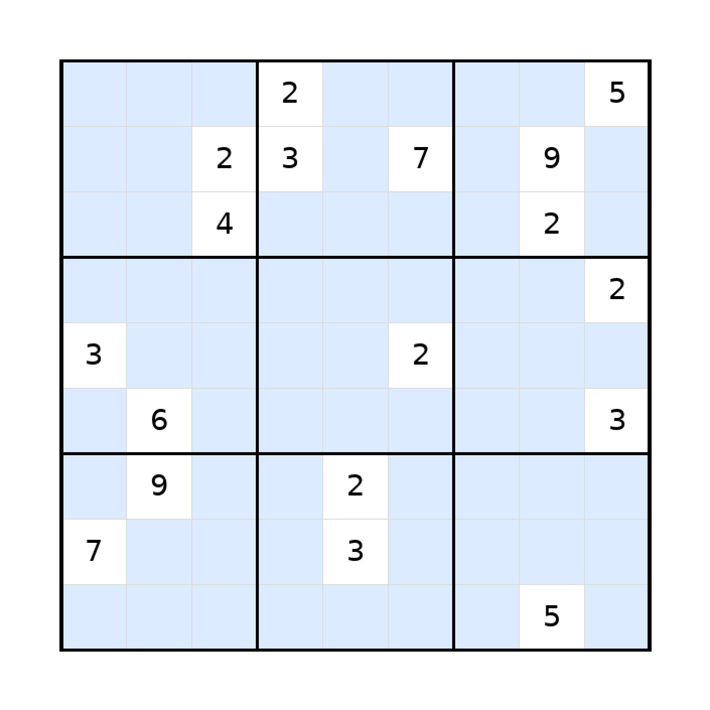 Sudoku-Rätsel Sudoku 9x9 (schwer) für Erwachsene aus der Kategorie Sudoku - kostenlos ausdrucken