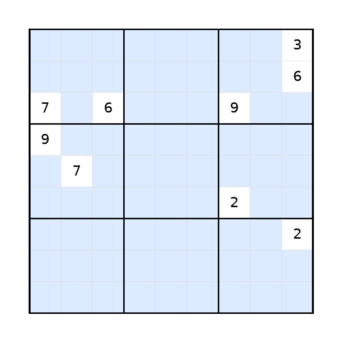 Sudoku-Rätsel Sudoku 9x9 (schwer) für Erwachsene aus der Kategorie Sudoku - kostenlos ausdrucken