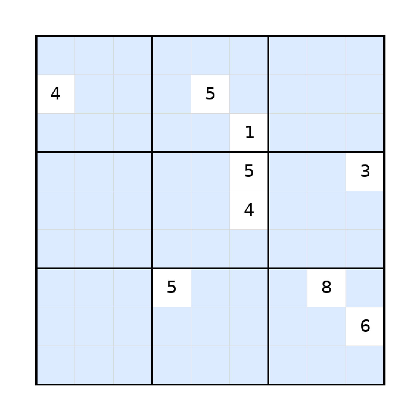 Sudoku-Rätsel Sudoku 9x9 (schwer) für Erwachsene aus der Kategorie Sudoku - kostenlos ausdrucken