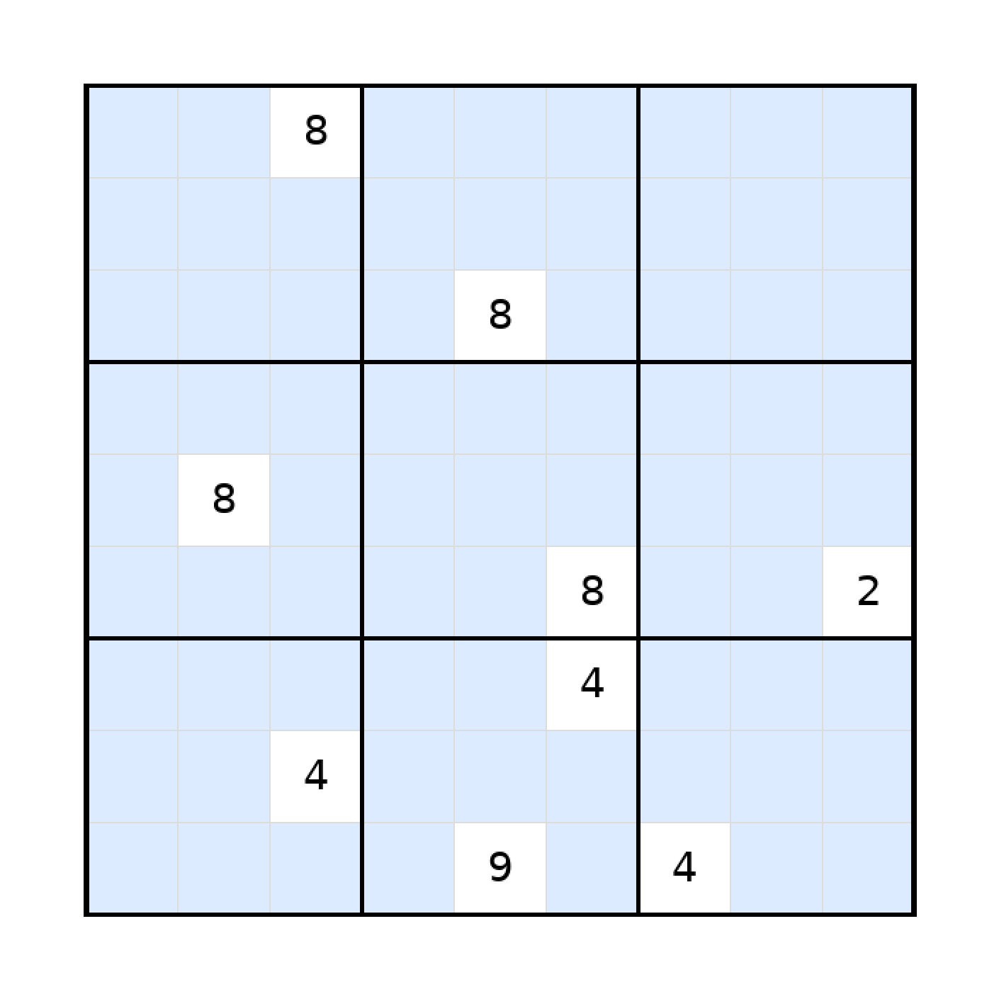 Sudoku-Rätsel Sudoku 9x9 (schwer) für Erwachsene aus der Kategorie Sudoku - kostenlos ausdrucken