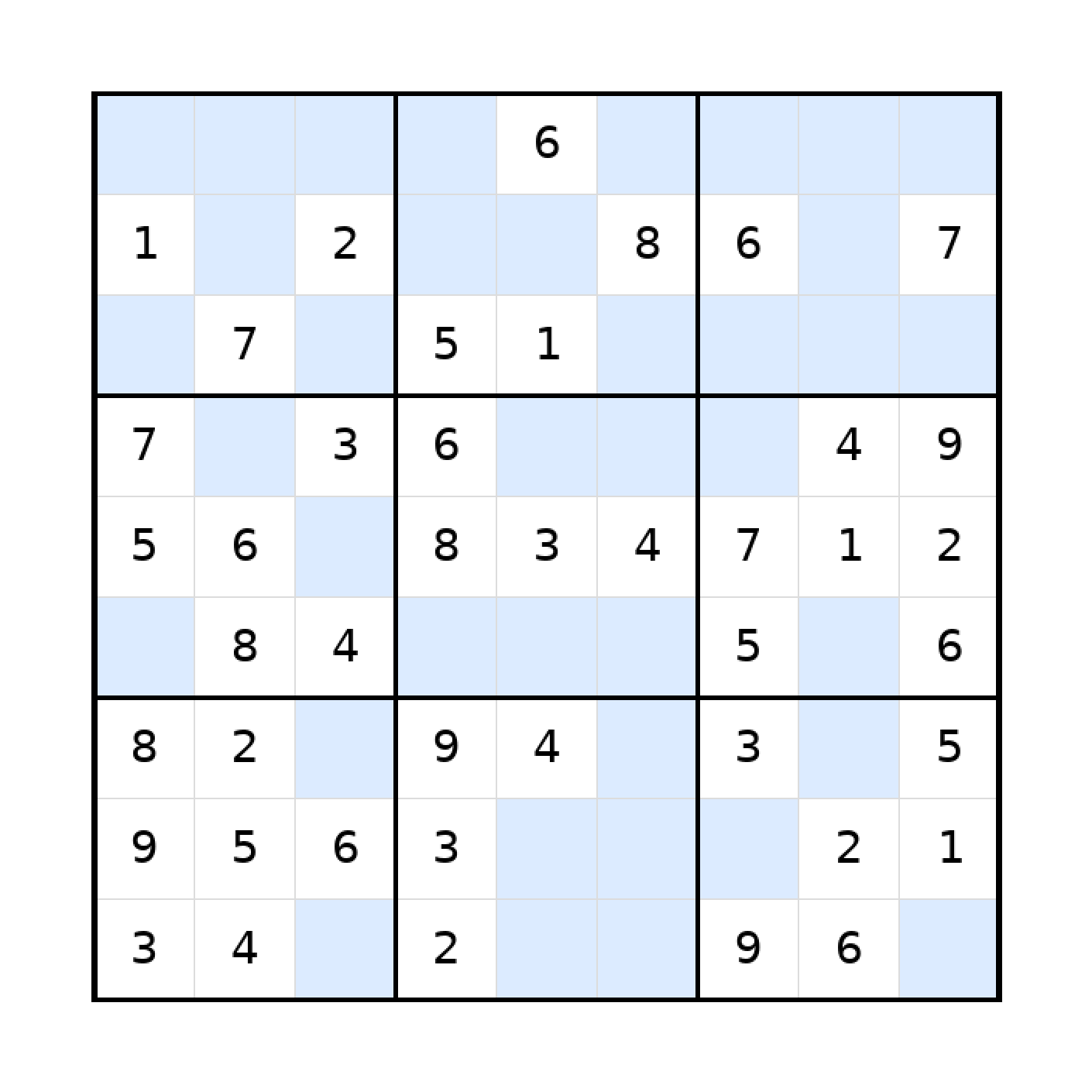 Sudoku-Rätsel Sudoku 9x9 (leicht) für Erwachsene aus der Kategorie Sudoku - kostenlos ausdrucken