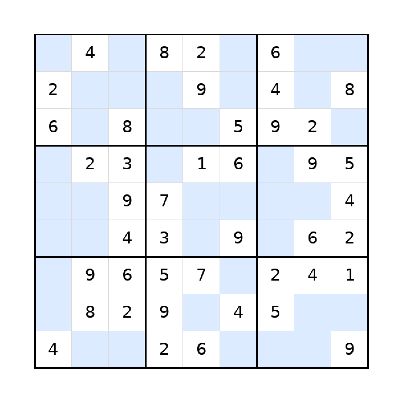 Sudoku-Rätsel Sudoku 9x9 (leicht) für Erwachsene aus der Kategorie Sudoku - kostenlos ausdrucken