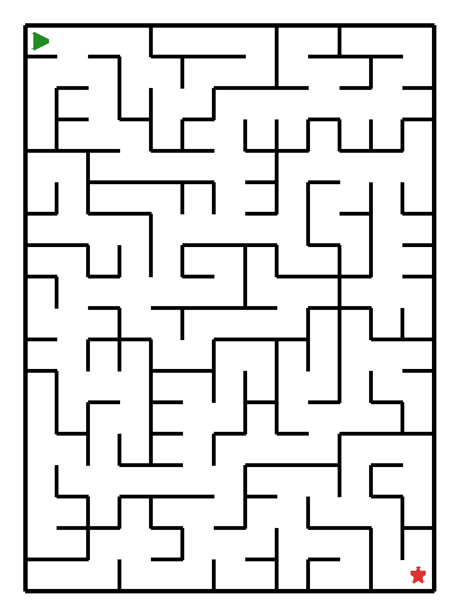 Labyrinth-Rätsel Labyrinth (schwer) für Kindergarten aus der Kategorie Labyrinth - kostenlos ausdrucken