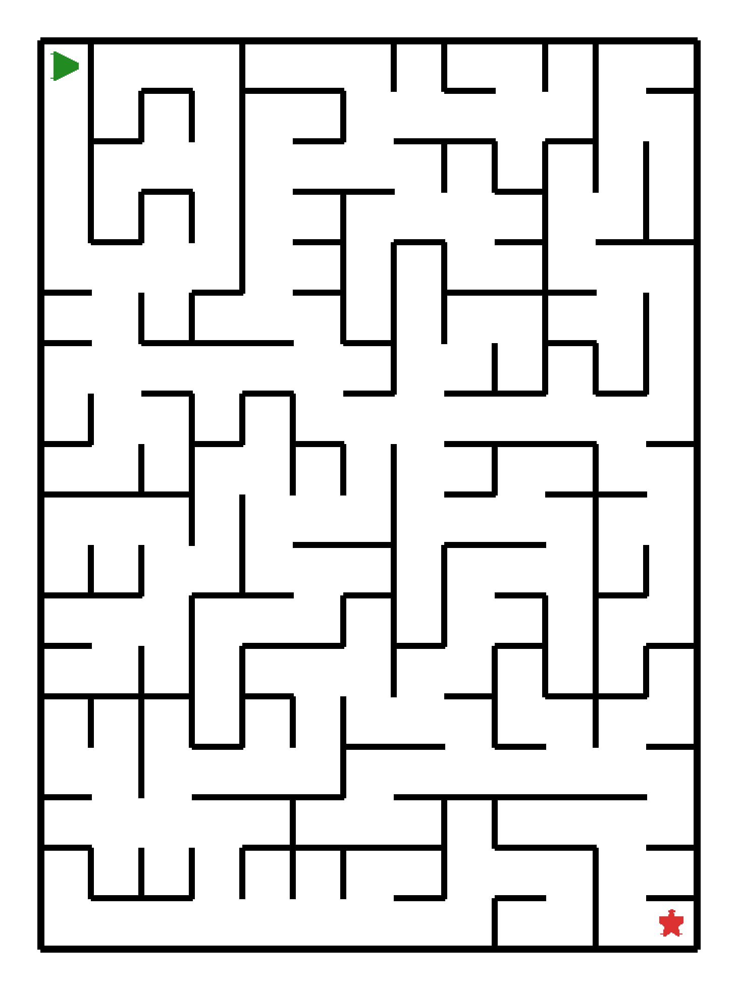 Labyrinth-Rätsel Labyrinth (schwer) für Kindergarten aus der Kategorie Labyrinth - kostenlos ausdrucken