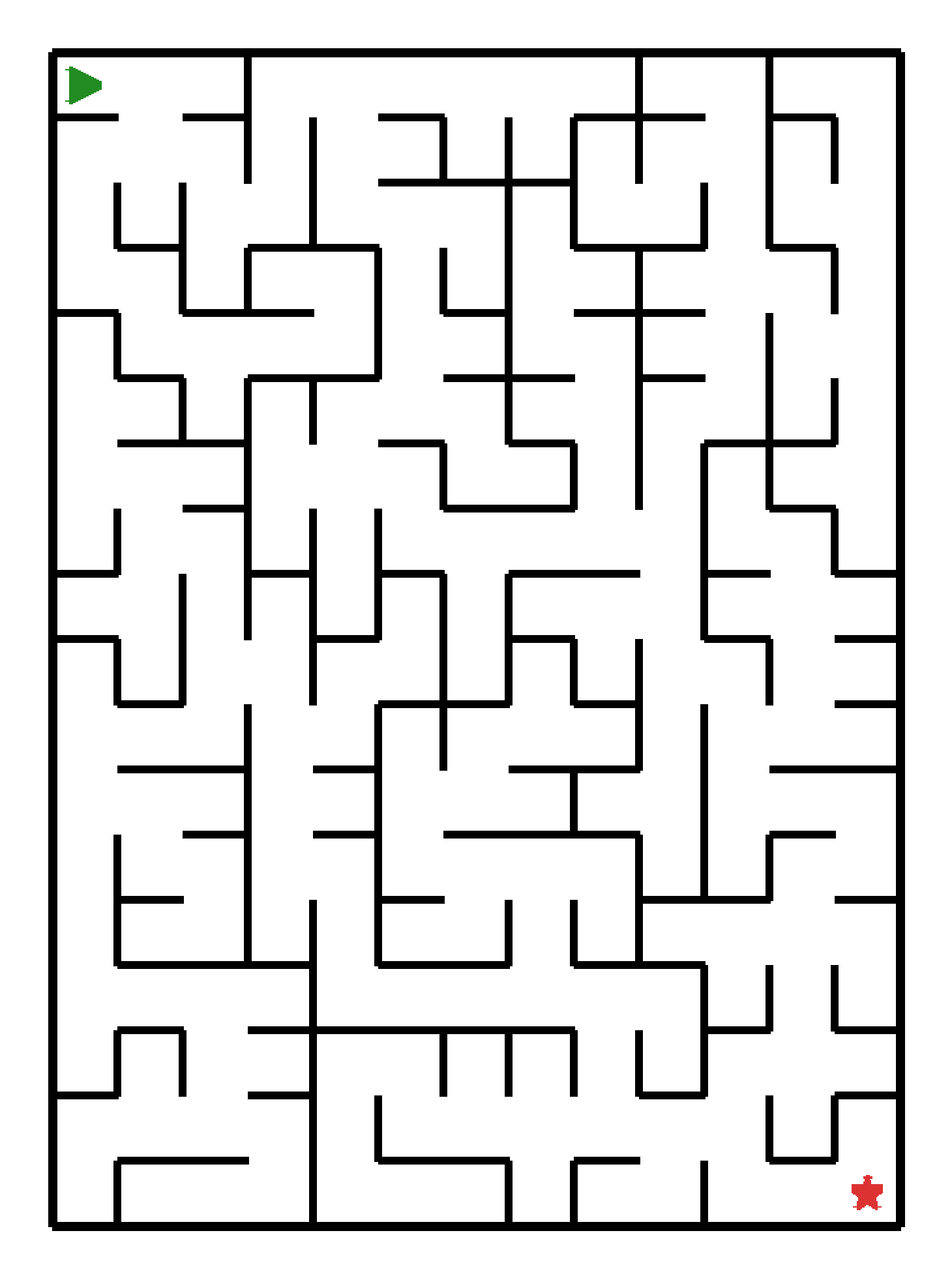 Labyrinth-Rätsel Labyrinth (schwer) für Kindergarten aus der Kategorie Labyrinth - kostenlos ausdrucken