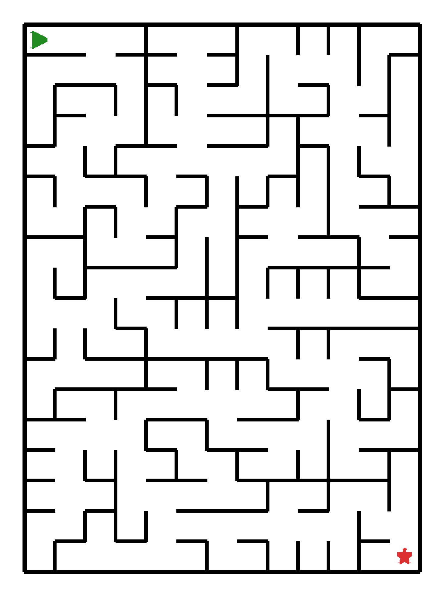 Labyrinth-Rätsel Labyrinth (schwer) für Kindergarten aus der Kategorie Labyrinth - kostenlos ausdrucken