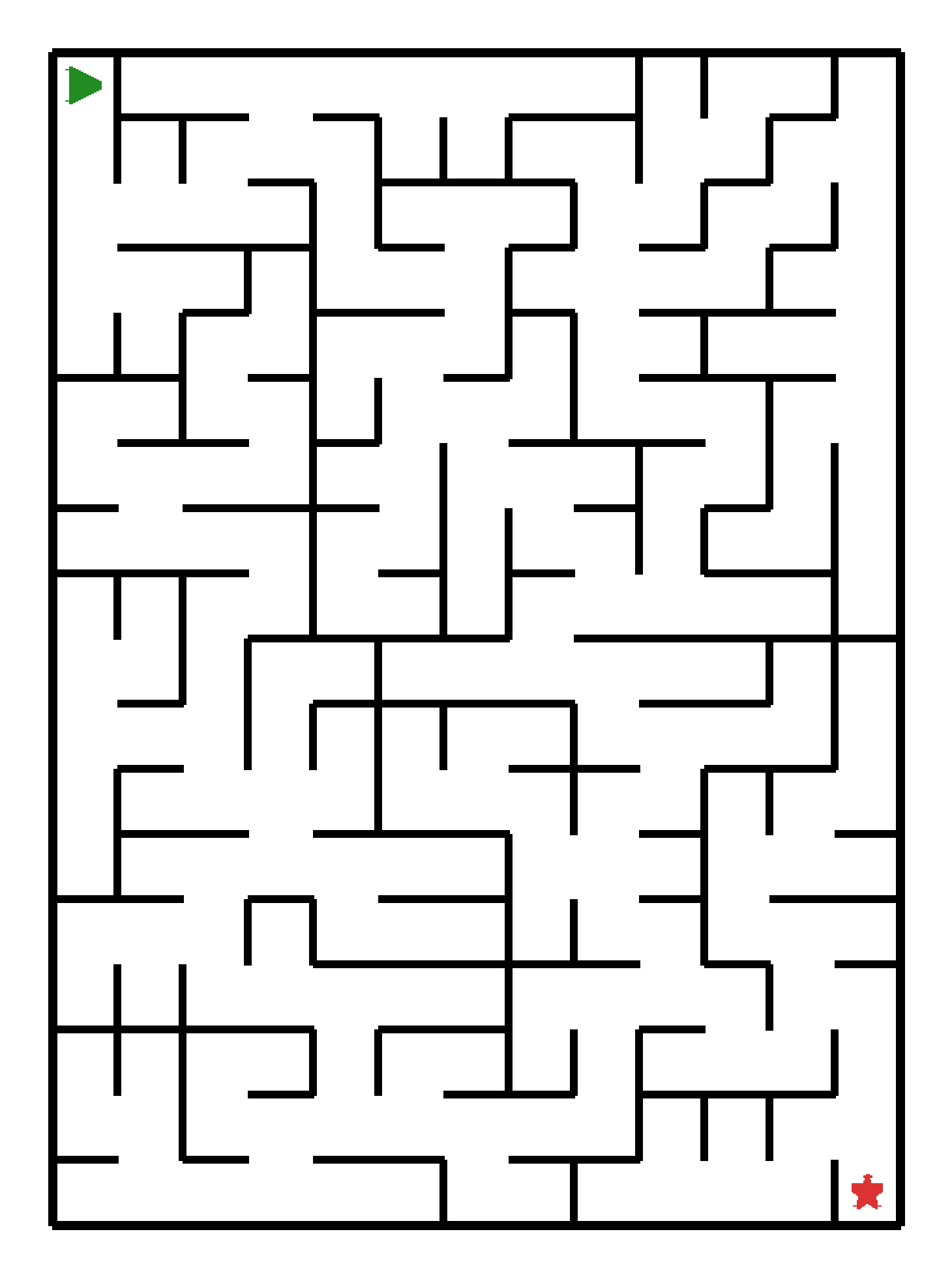 Labyrinth-Rätsel Labyrinth (schwer) für Kindergarten aus der Kategorie Labyrinth - kostenlos ausdrucken