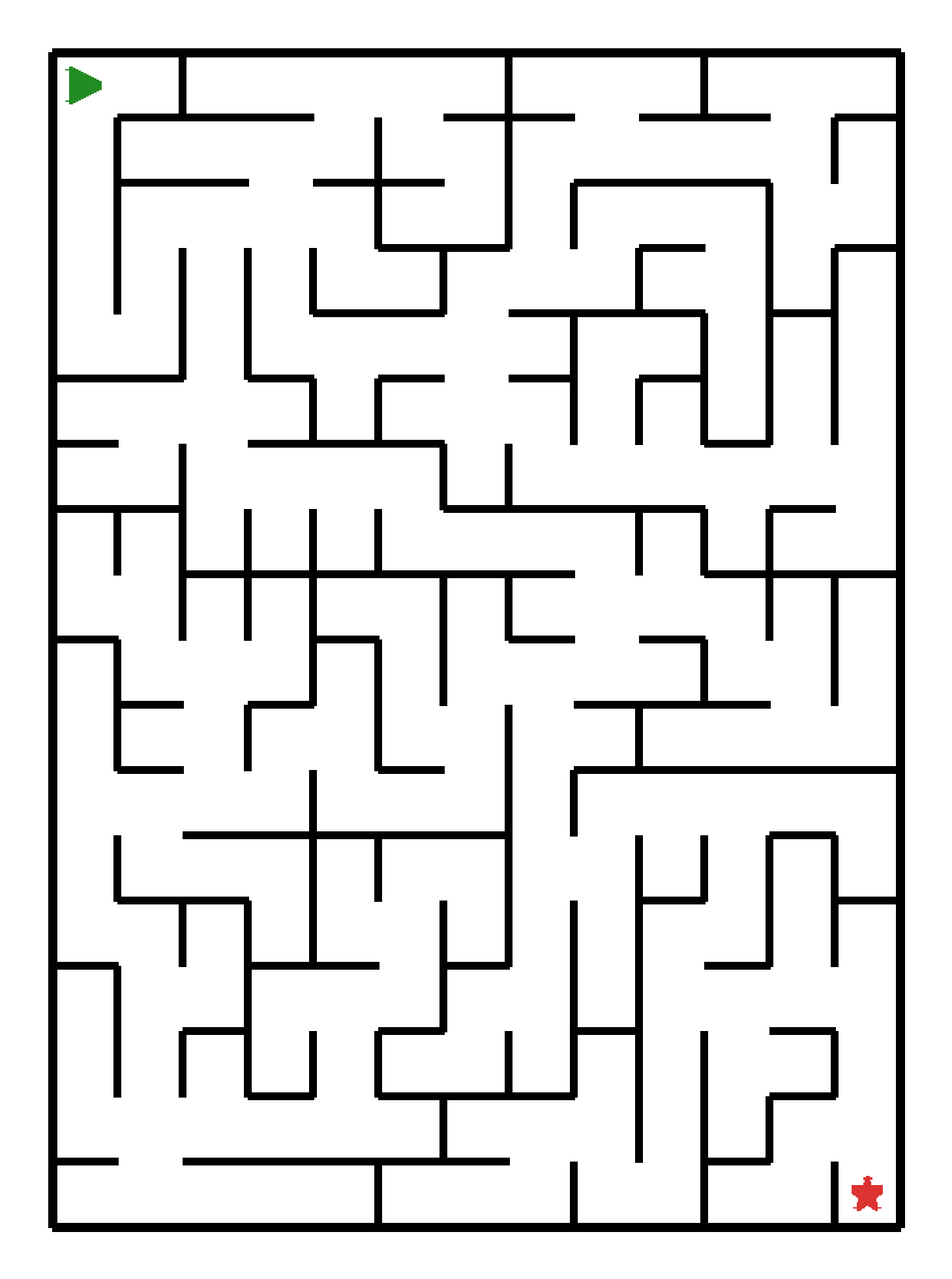 Labyrinth-Rätsel Labyrinth (schwer) für Kindergarten aus der Kategorie Labyrinth - kostenlos ausdrucken