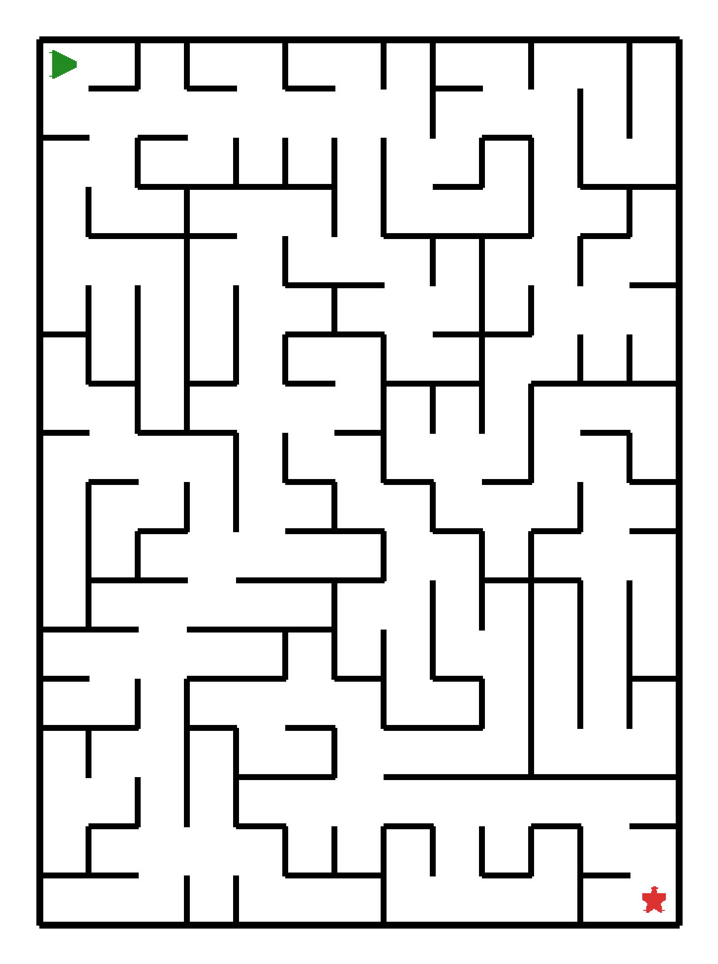 Labyrinth-Rätsel Labyrinth (schwer) für Kindergarten aus der Kategorie Labyrinth - kostenlos ausdrucken