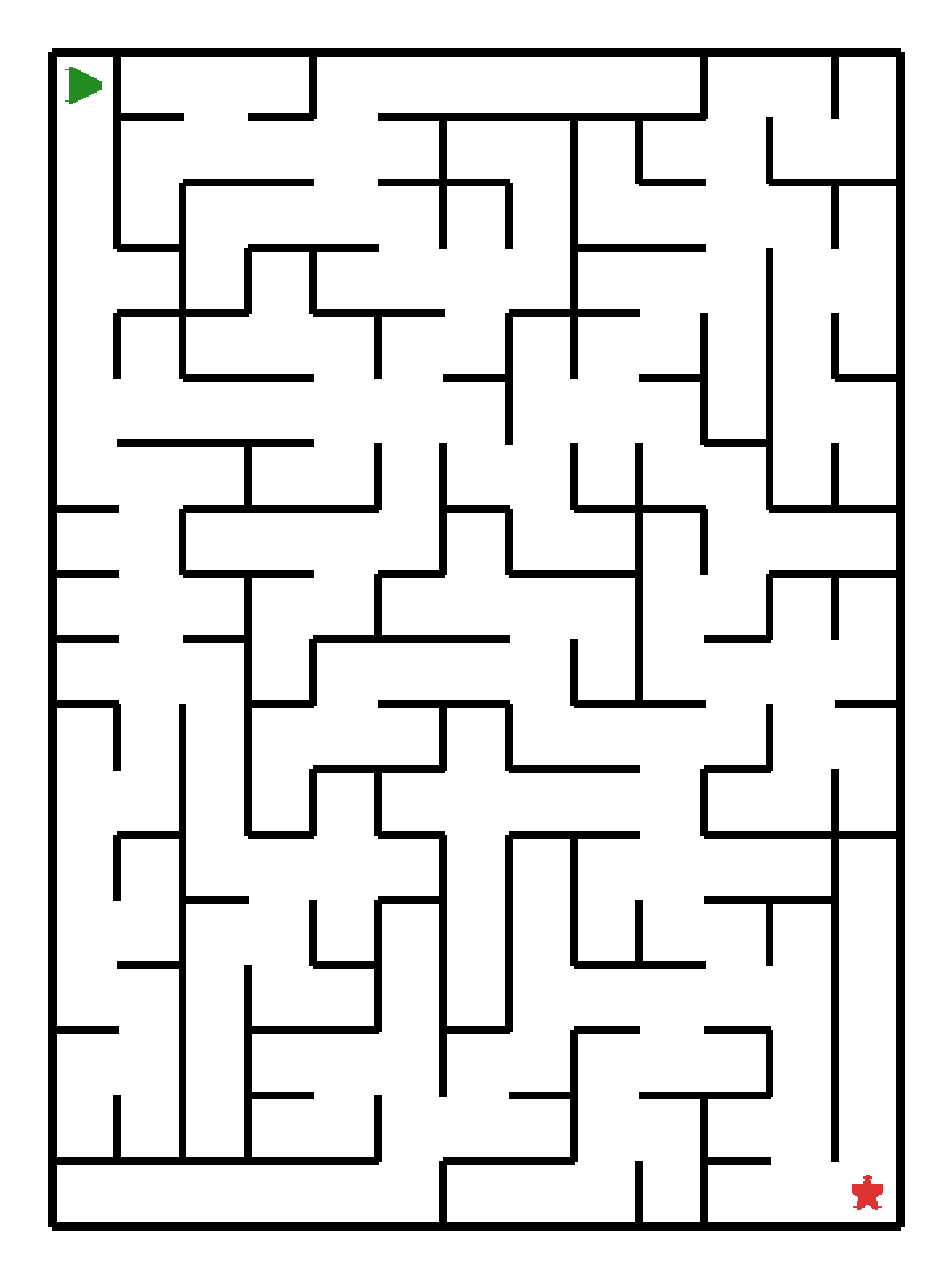 Labyrinth-Rätsel Labyrinth (schwer) für Kindergarten aus der Kategorie Labyrinth - kostenlos ausdrucken