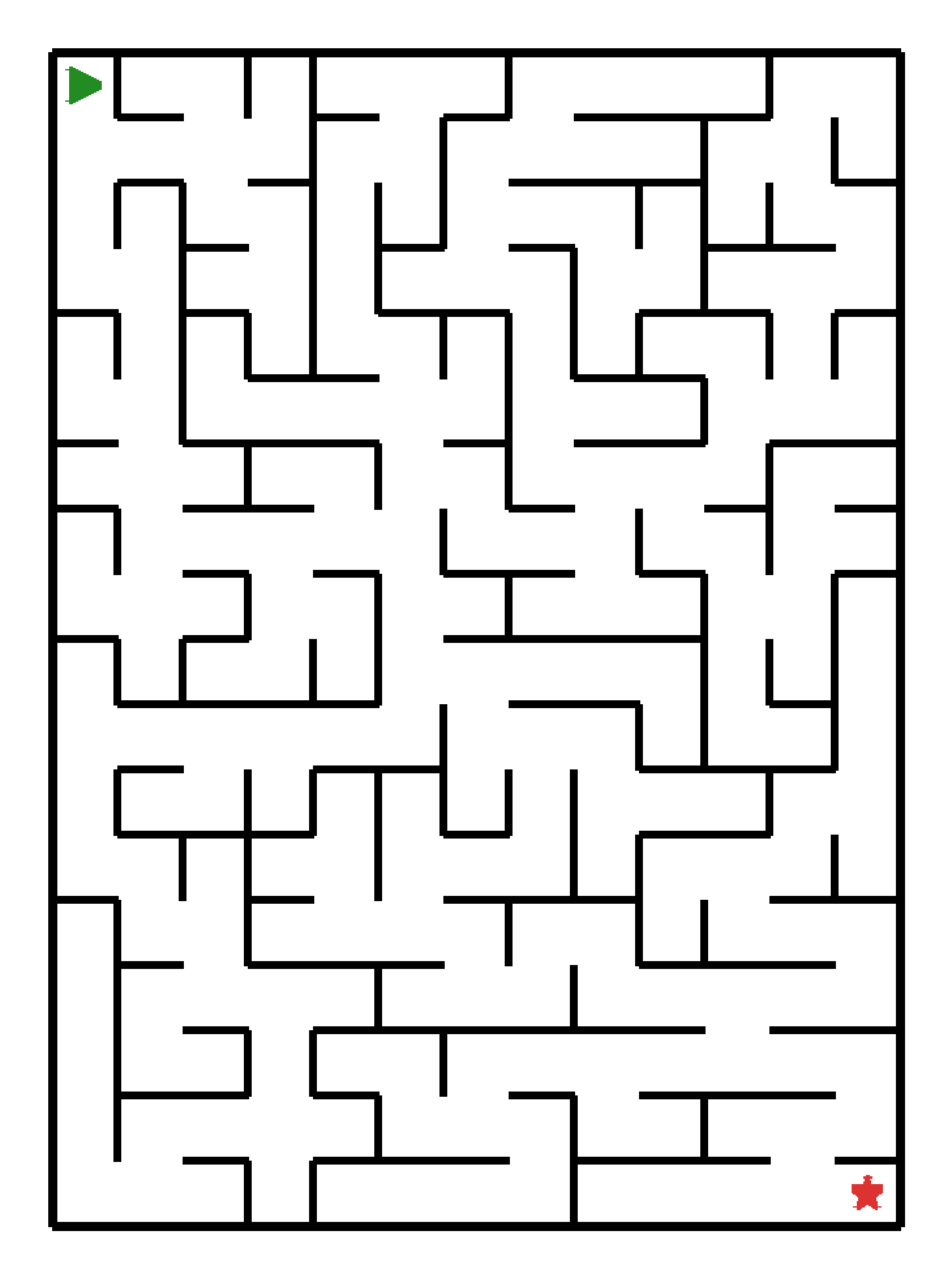 Labyrinth-Rätsel Labyrinth (schwer) für Kindergarten aus der Kategorie Labyrinth - kostenlos ausdrucken