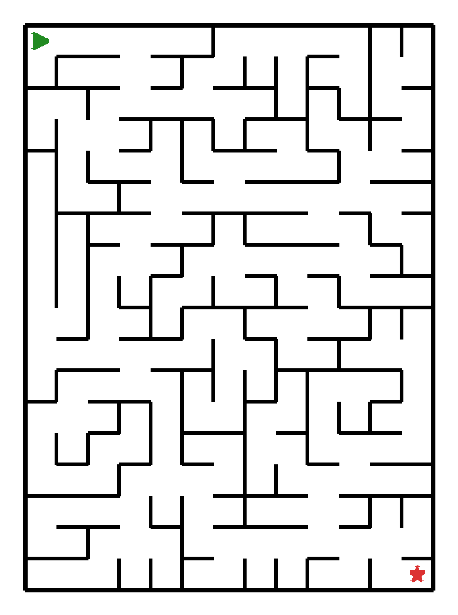 Labyrinth-Rätsel Labyrinth (schwer) für Kindergarten aus der Kategorie Labyrinth - kostenlos ausdrucken