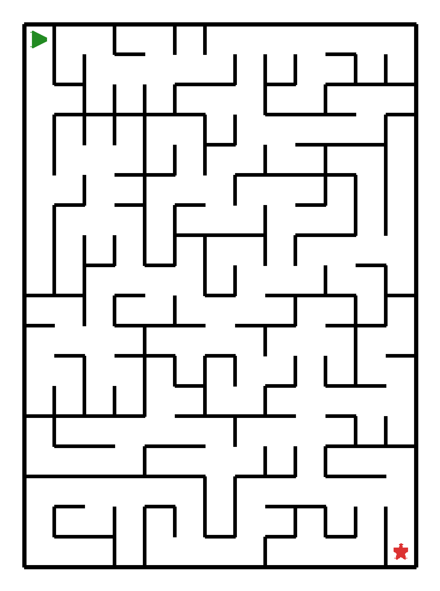 Labyrinth-Rätsel Labyrinth (schwer) für Kindergarten aus der Kategorie Labyrinth - kostenlos ausdrucken