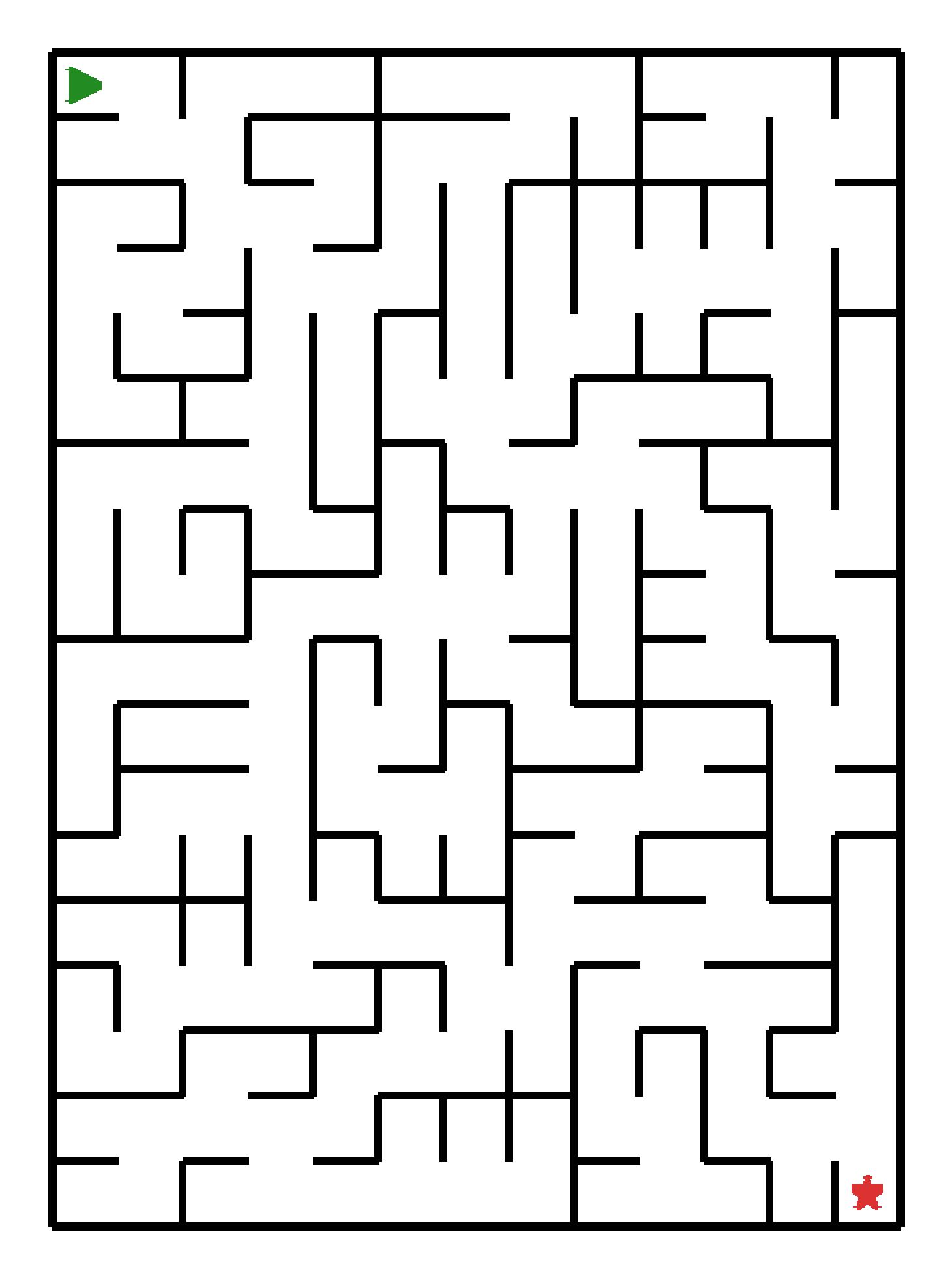 Labyrinth-Rätsel Labyrinth (schwer) für Kindergarten aus der Kategorie Labyrinth - kostenlos ausdrucken