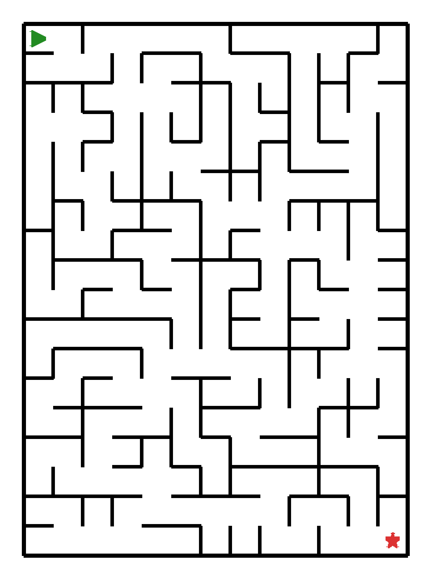 Labyrinth-Rätsel Labyrinth (schwer) für Kindergarten aus der Kategorie Labyrinth - kostenlos ausdrucken