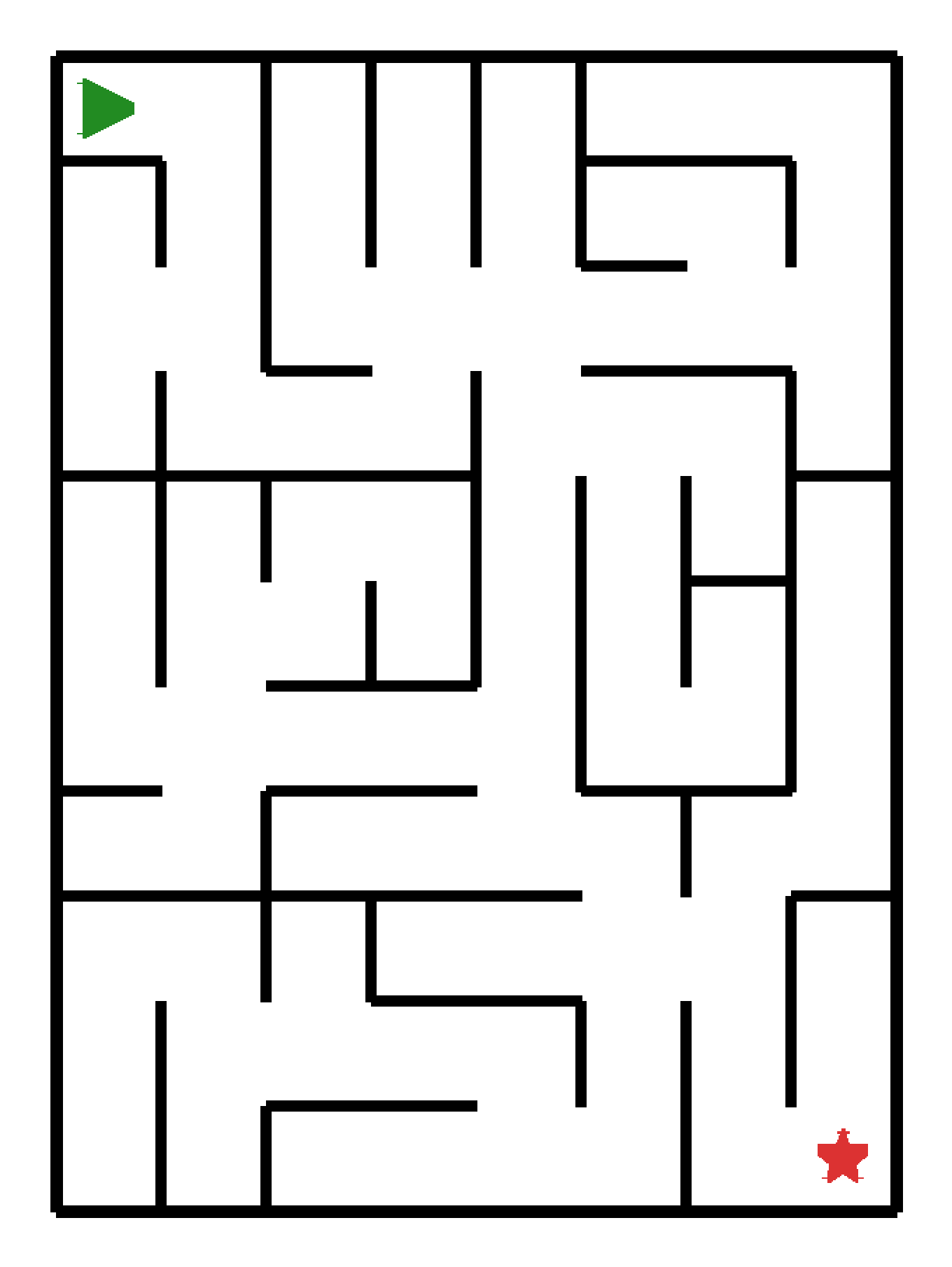 Labyrinth-Rätsel Labyrinth (schwer) für Kindergarten aus der Kategorie Labyrinth - kostenlos ausdrucken