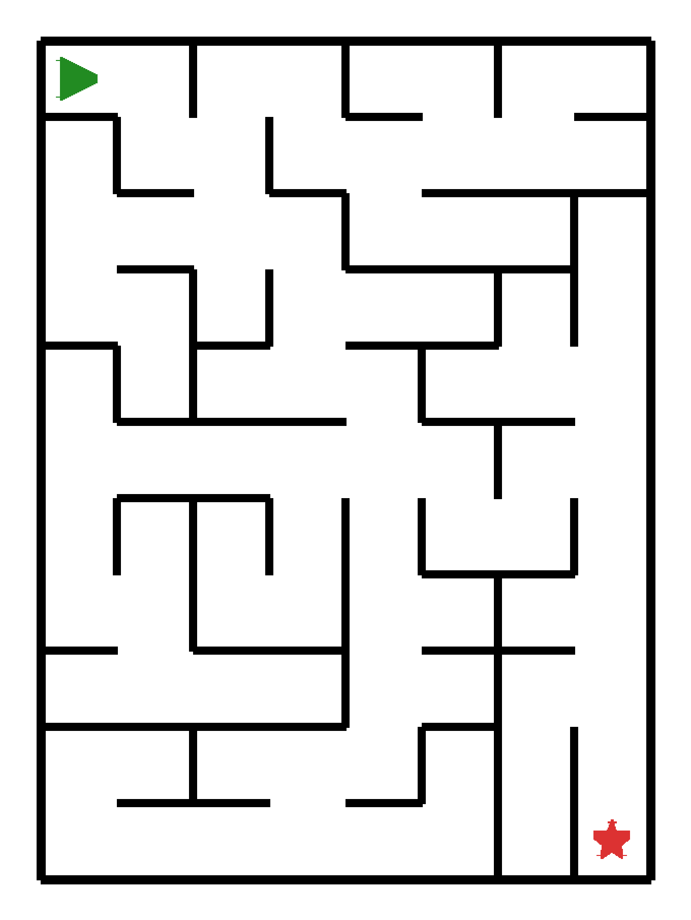 Labyrinth-Rätsel Labyrinth (schwer) für Kindergarten aus der Kategorie Labyrinth - kostenlos ausdrucken